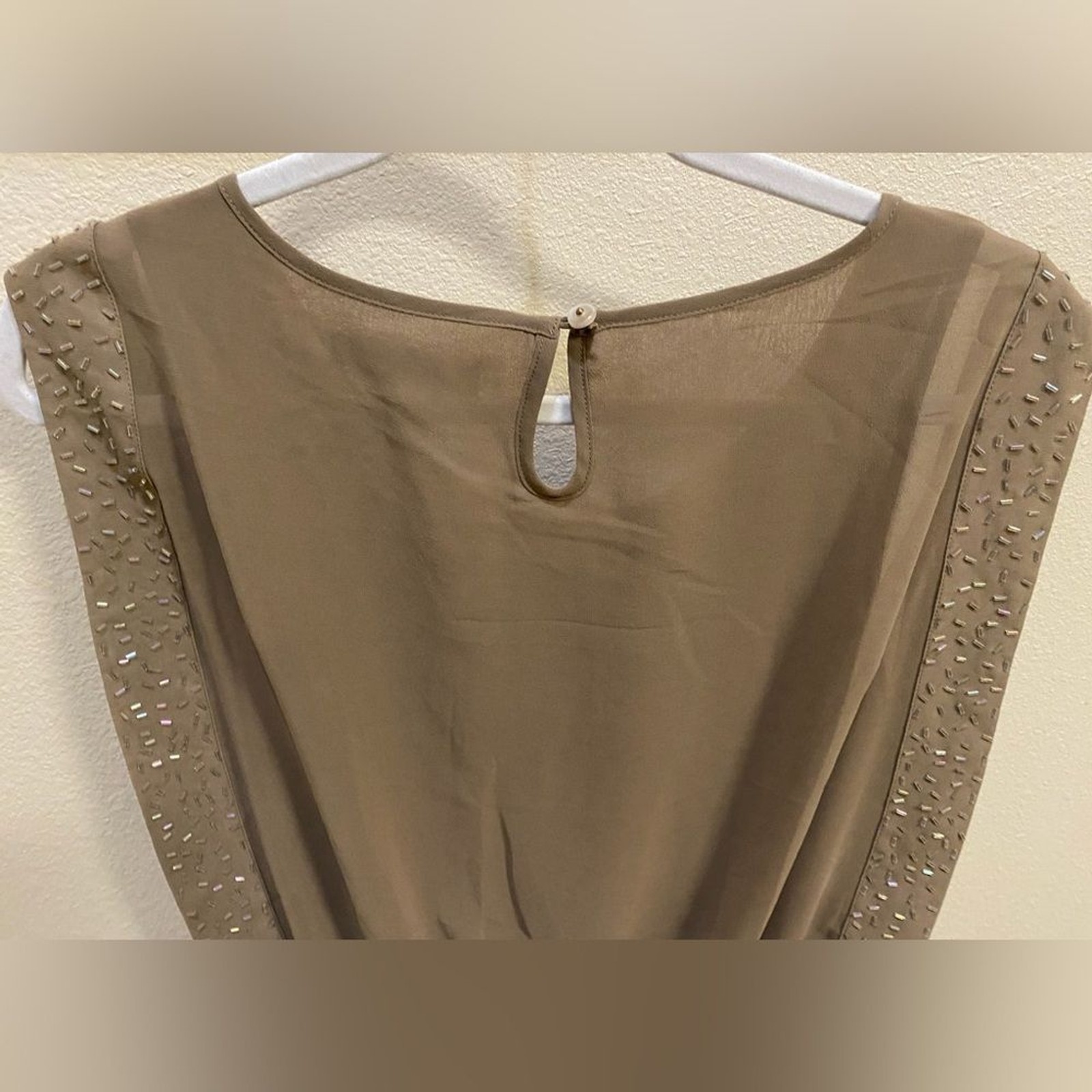 Giorgia & Johns Embroidered Pencil Tight Sleeveless Dress Women’s Sz Large