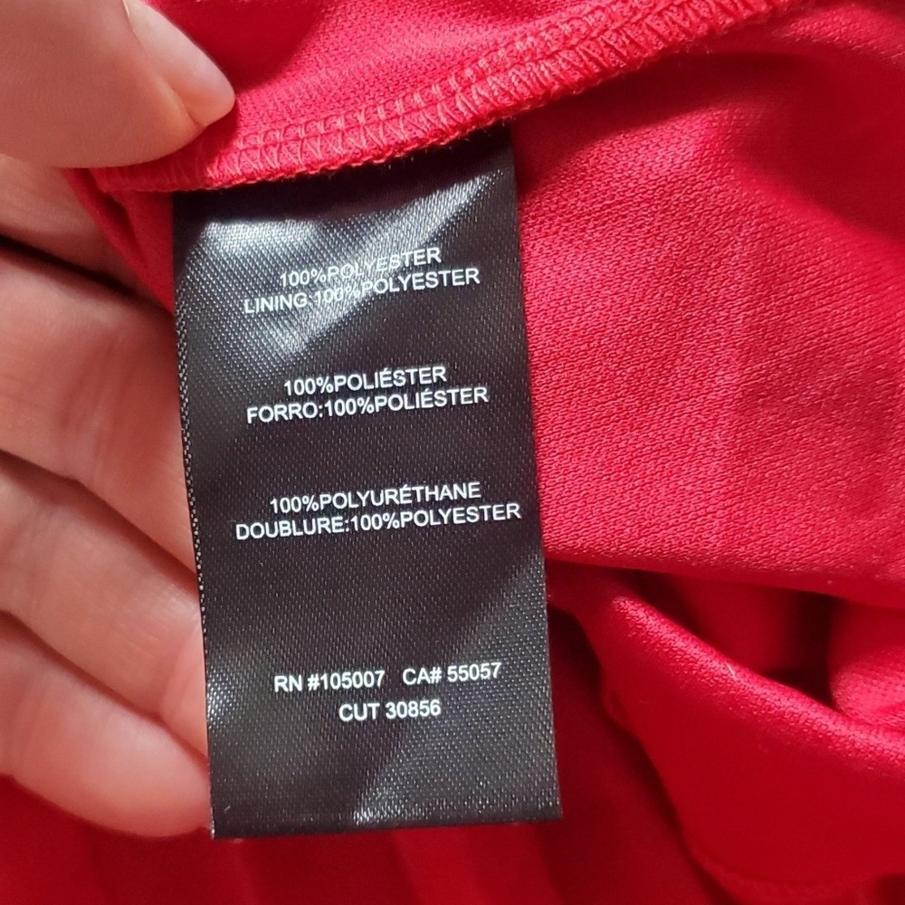 *NWT* Marina Trapeze Dress Red Pleated Chiffon Holiday Vacation boho – Medium