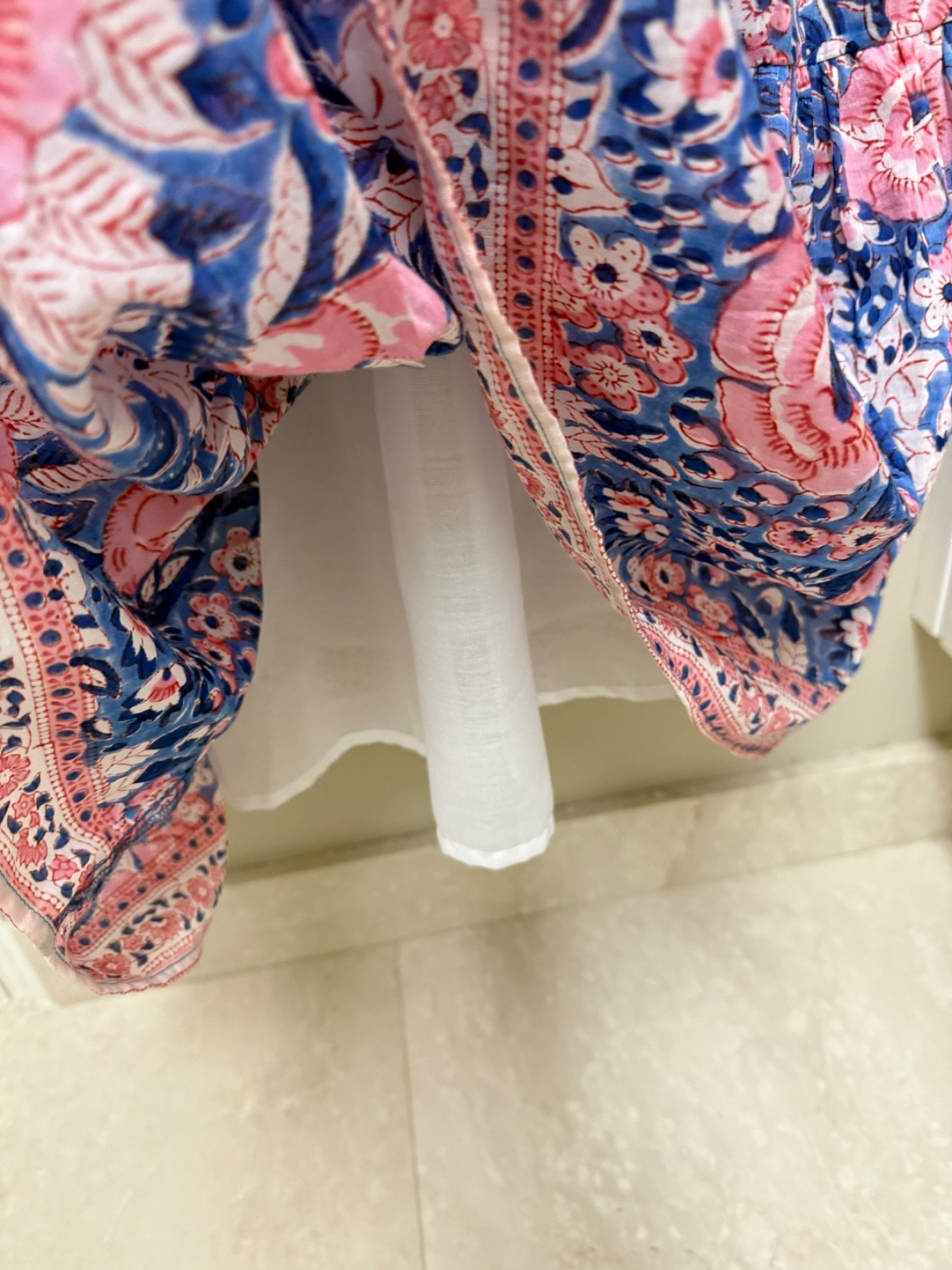 NEW! BELL by Alicia Bell Phoebe Maxi Dress Pink Blue V Neck Size XS $372