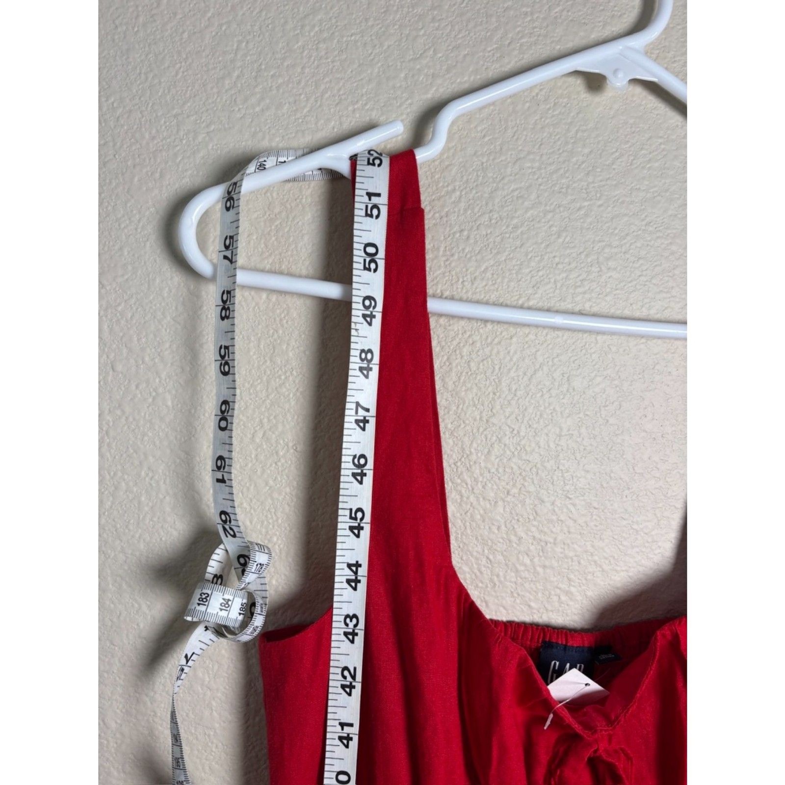 Gap x DÔEN Red Dress linen blend size M new with tags