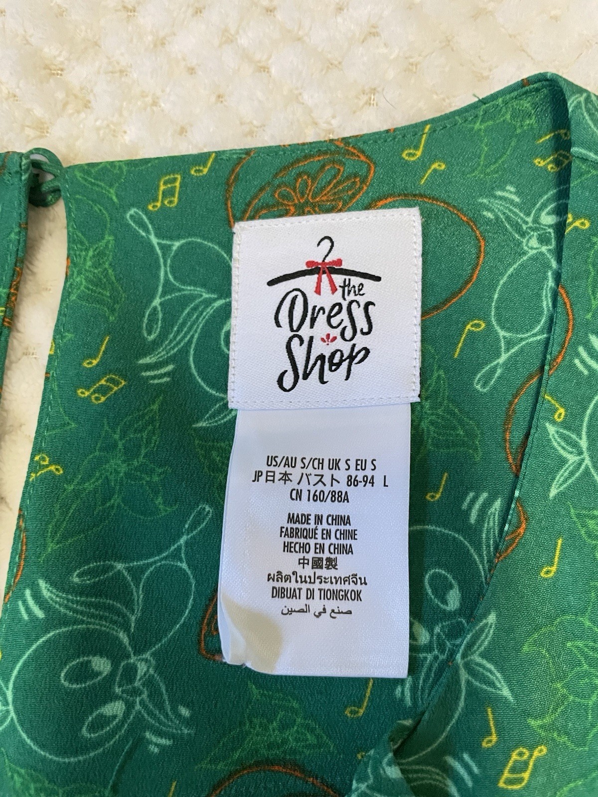 Disney Parks The Dress Shop Orange Bird Drop Waist Dress Size Small