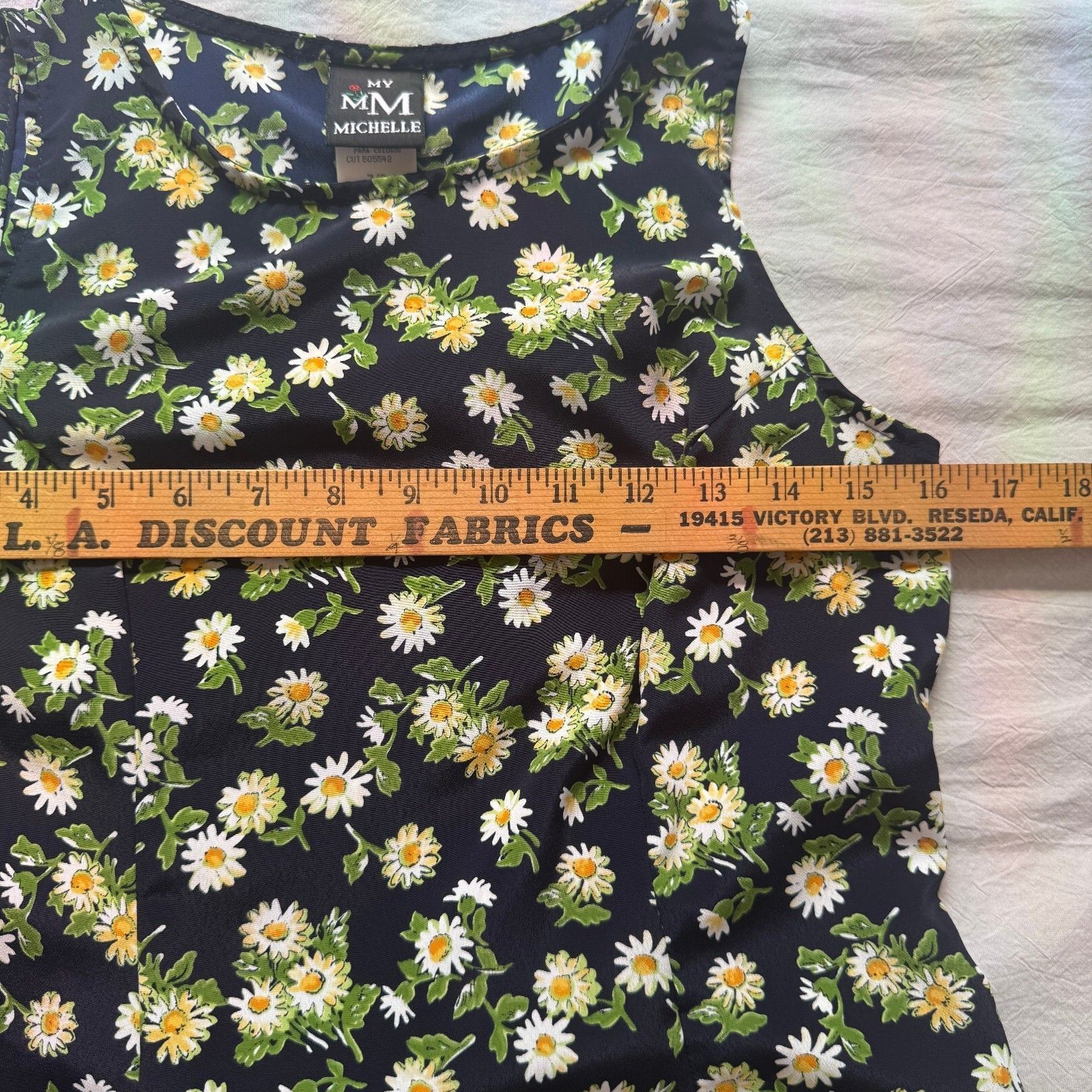 My Michelle Daisy Floral Print Sleeveless Summer Dress Black Size 7/8