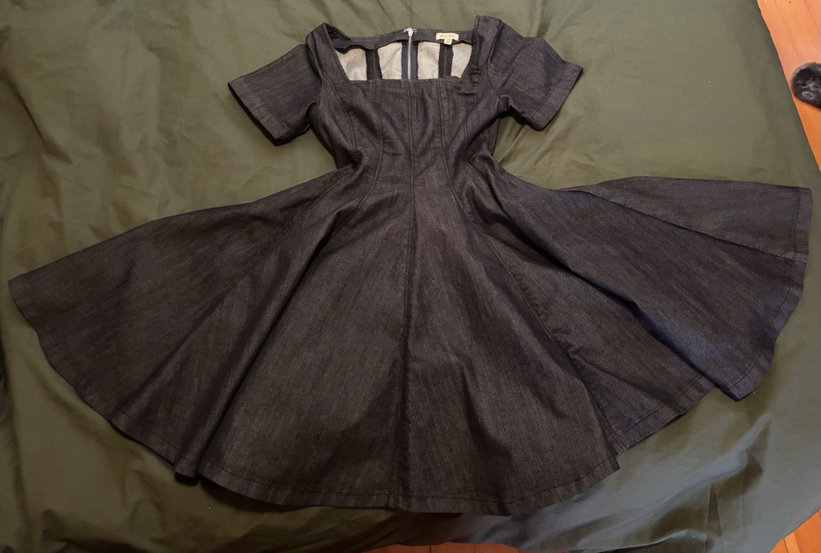 Anthropologie Pilcro Circle Babydoll Dress New Without Tags