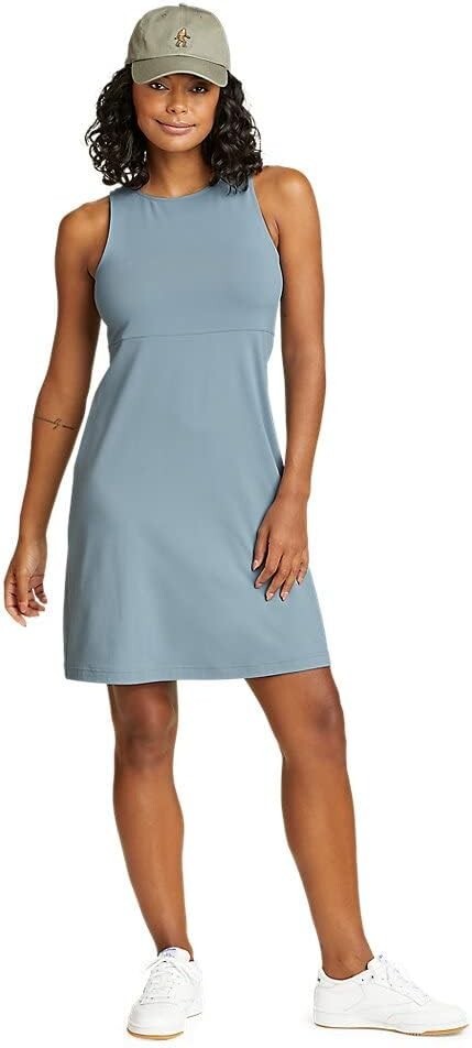 Eddie Bauer Women’s Aster Sleeveless Empire-Waist Dress, Eddie Bauer Dress,