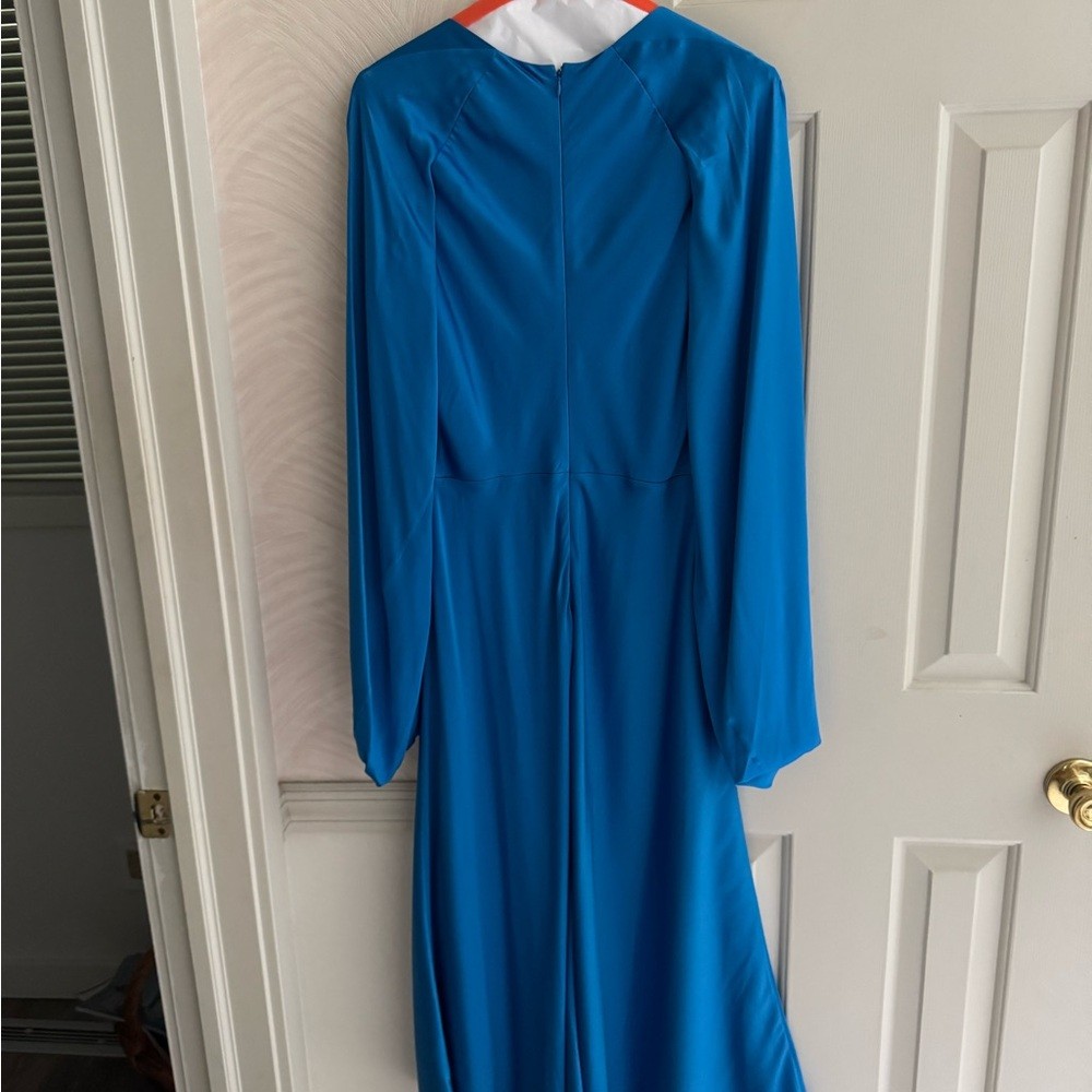 Roksanda Ilincic Vibrant Blue Long Sleeve Dress