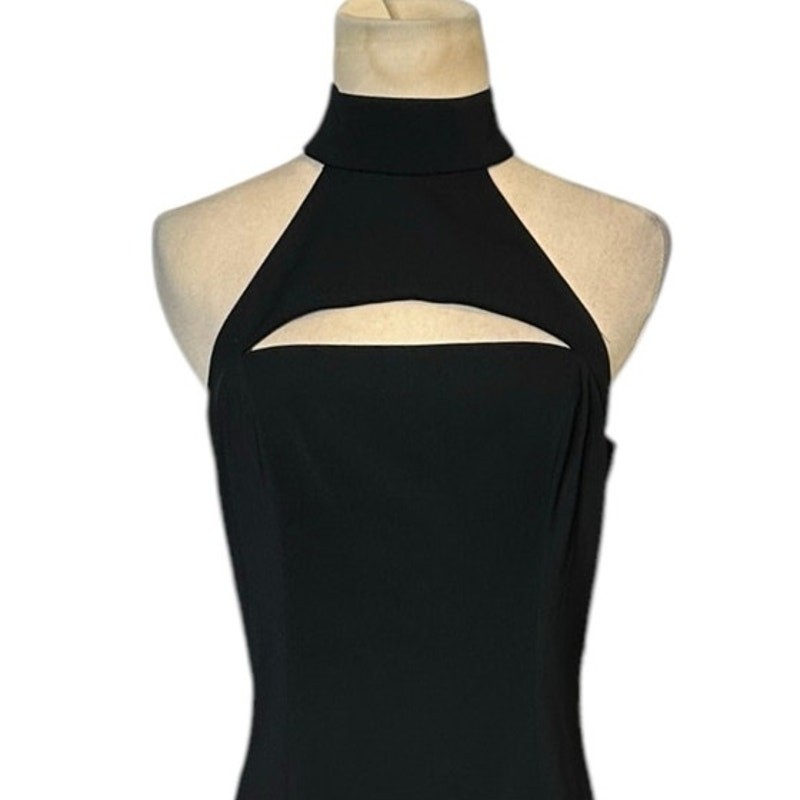 Jay Godfrey black sheath cocktail dress size 2