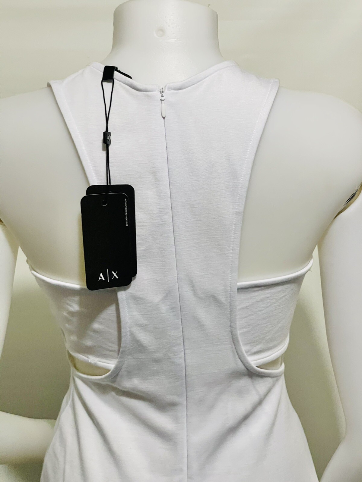 New Armani Exchange A/X Womens TANK DRESS