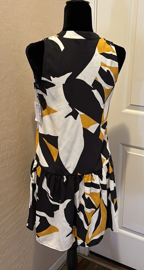 Fit And Flare Button Down Dress 17” P2P 34 Length No Stretch XS Orig $40