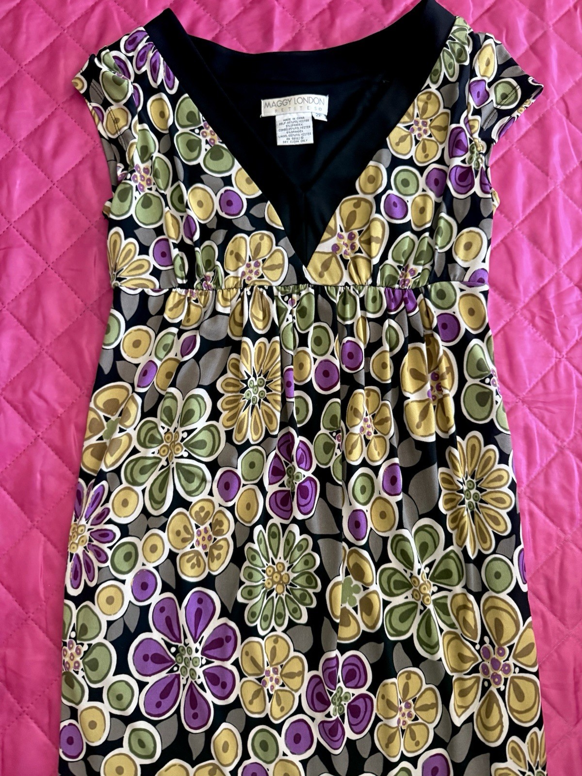 Maggy London Women’s Petites Size 2P Floral Dress
