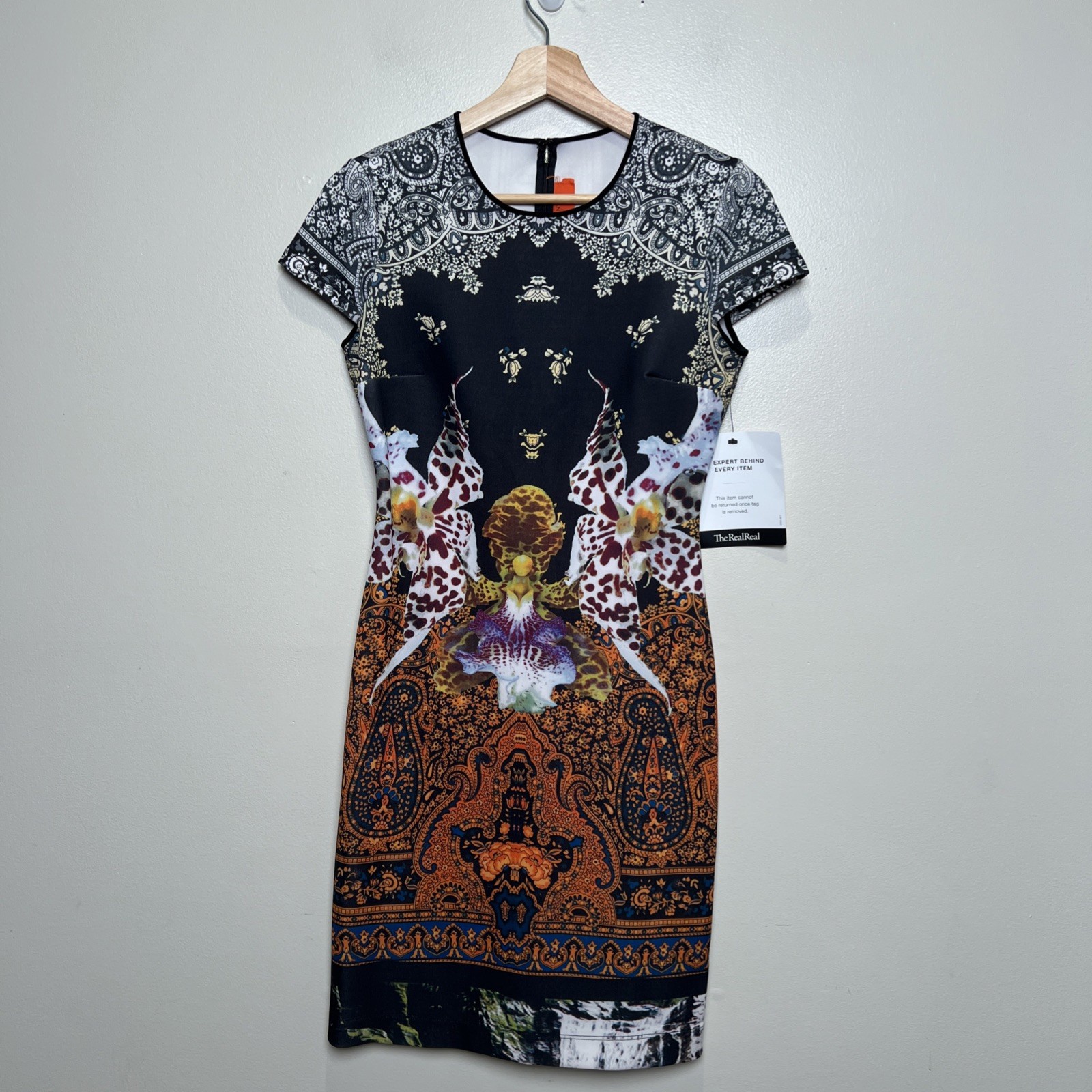 Clover Canyon Size SMALL Orchid Paisley Dress USA Made NWT