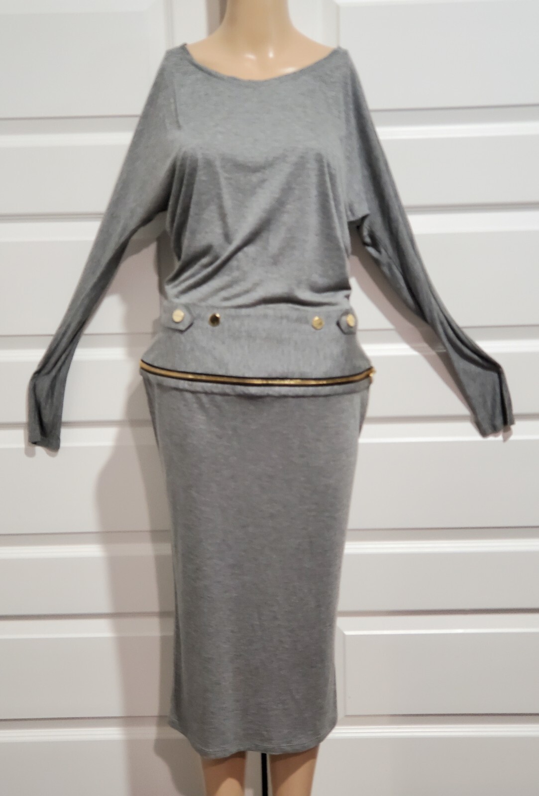 ALEXANDRE VAUTHIER SPACE AGE ANKLE LENGTH DRESS SMALL