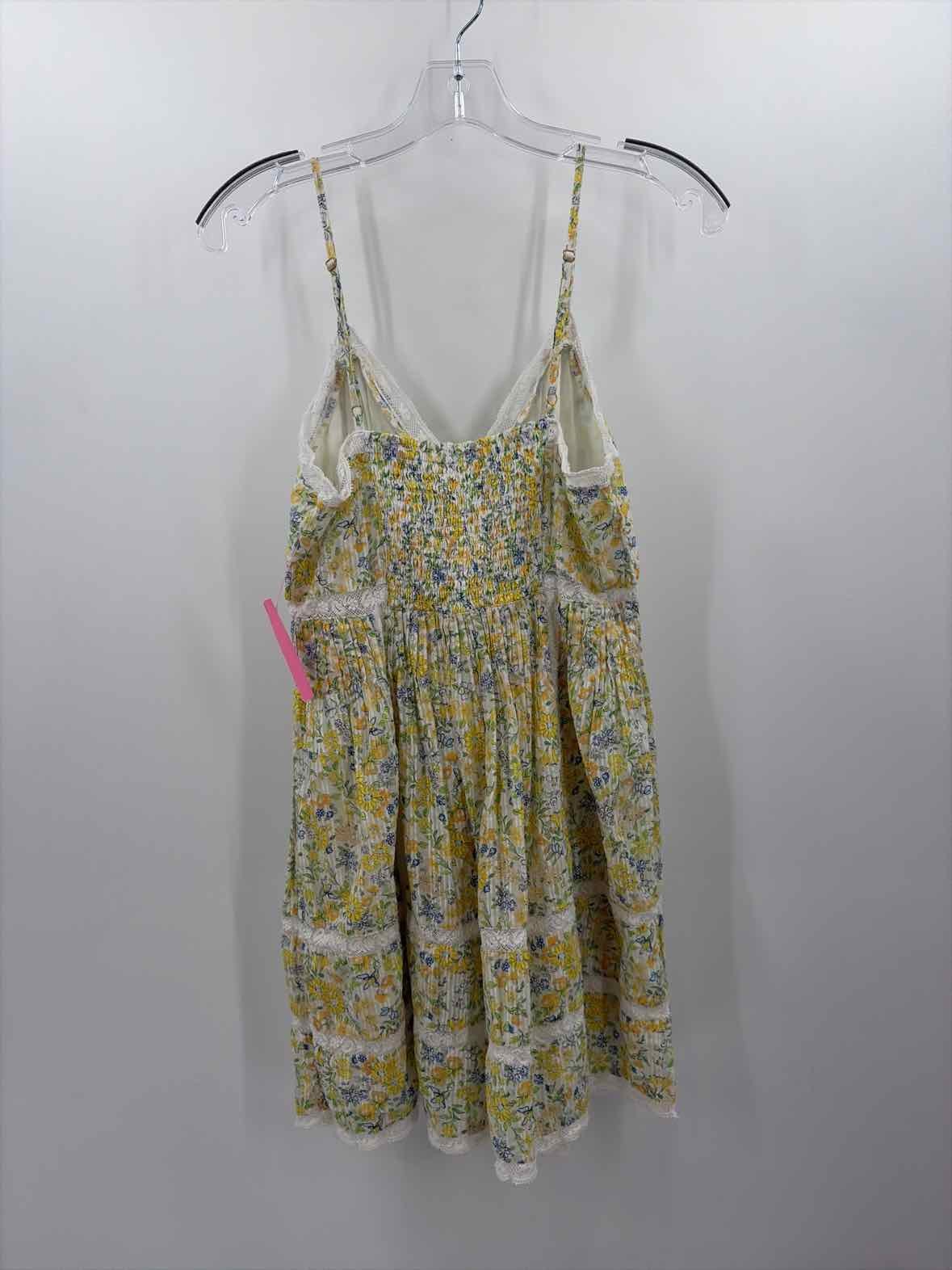 Pre-Owned LoveShackFancy Green Size Small Short Sleeveless Dress