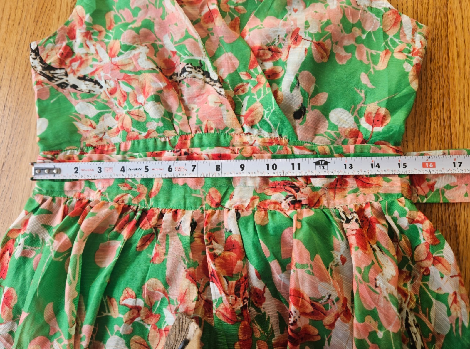 RMO & JUL Floral Mini Dress Size L Trendy & Romantic perfect For Parties