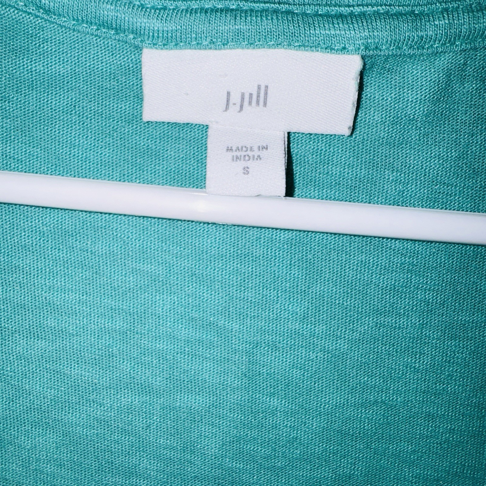 J. Jill Teal V-Neck Sleeveless Button Detail Midi Dress Pockets S