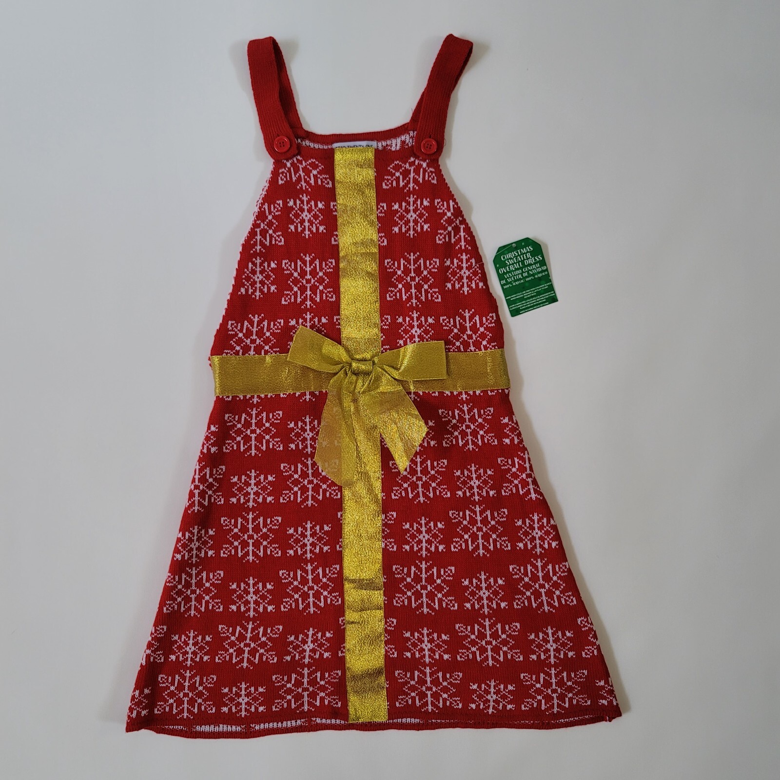 Christmas Funny Sweater Overall Dress Christmas Present￼ Dress Size S/M READ