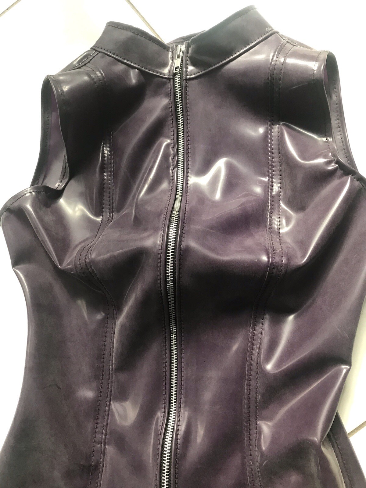 THE FEDERATION RUBBER SUSPENDER ZIP DRESS ALL SIZES MADE