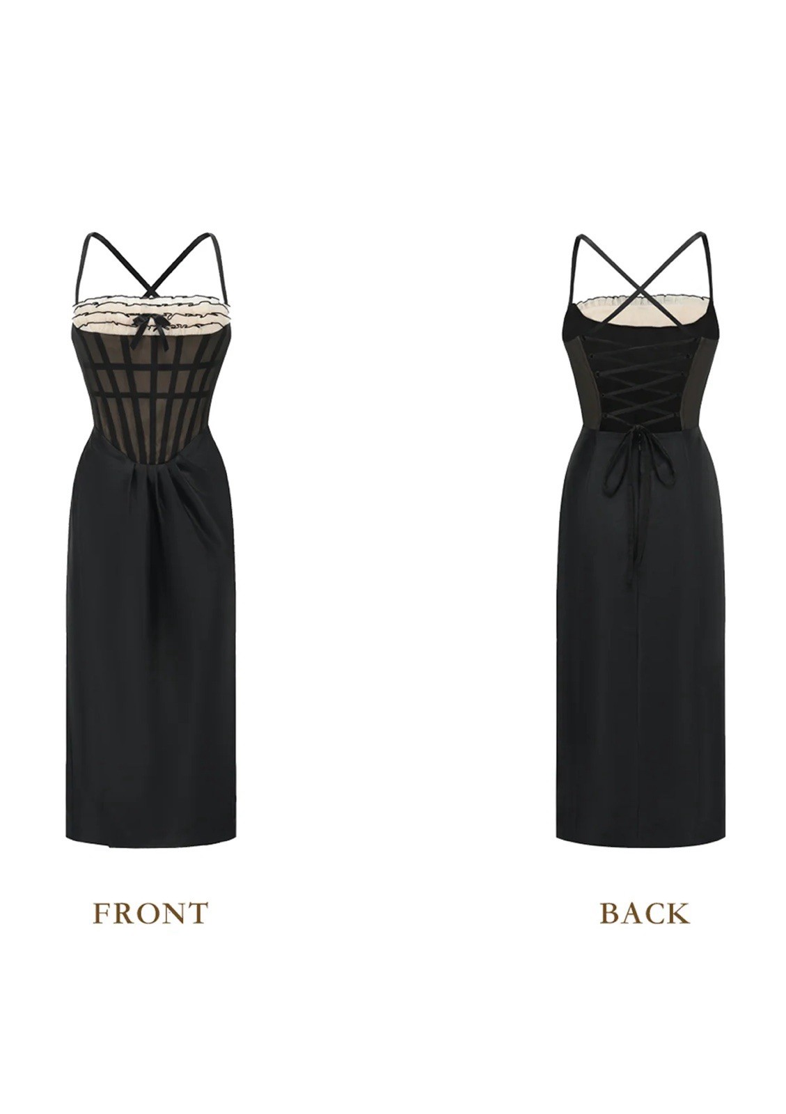 NEW LaceMade Size S Midday Phantom Corset Dress