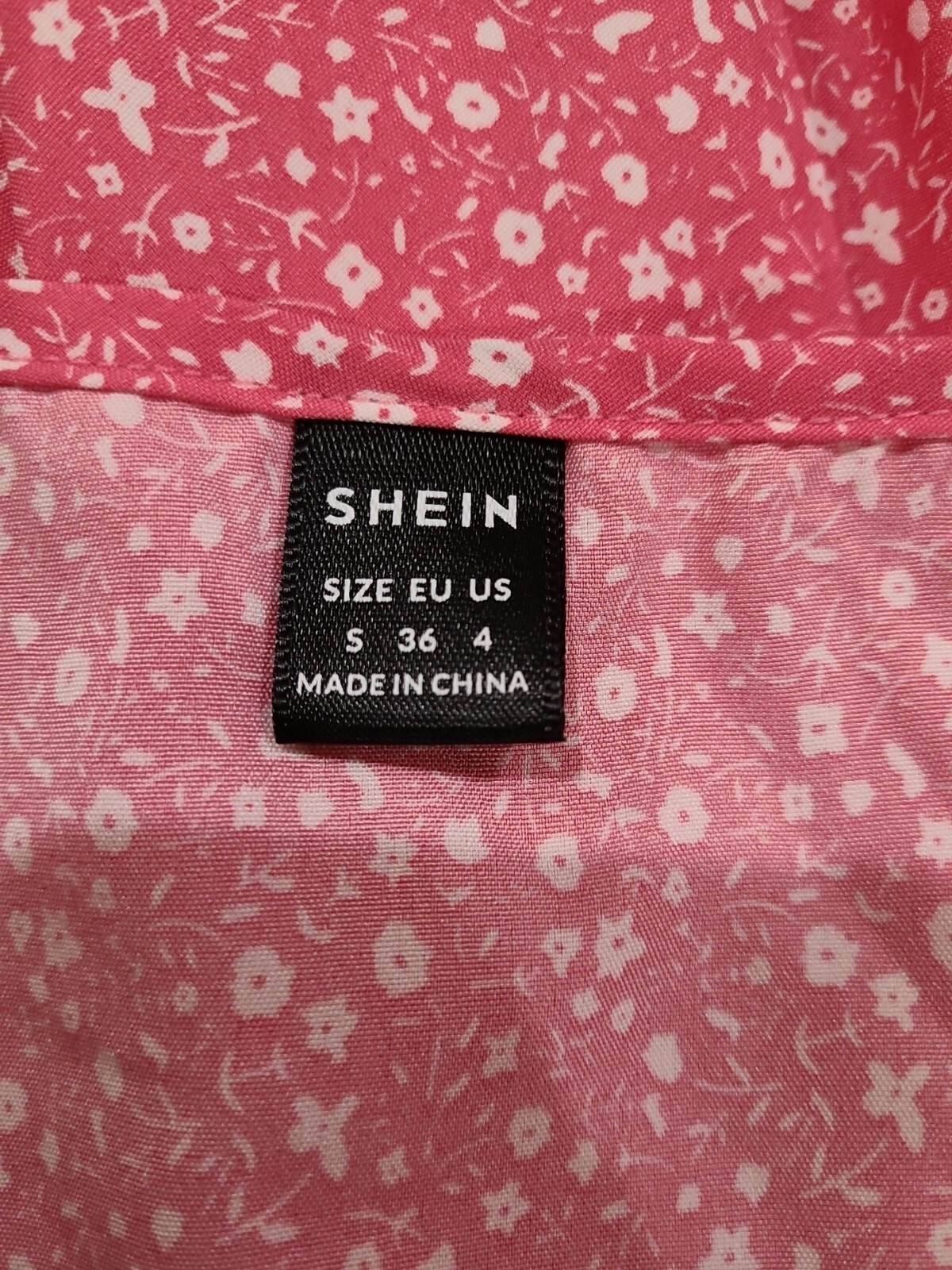 SHEIN – Pink Sleeveless Wrapped Dress – Size S / US 4 – New