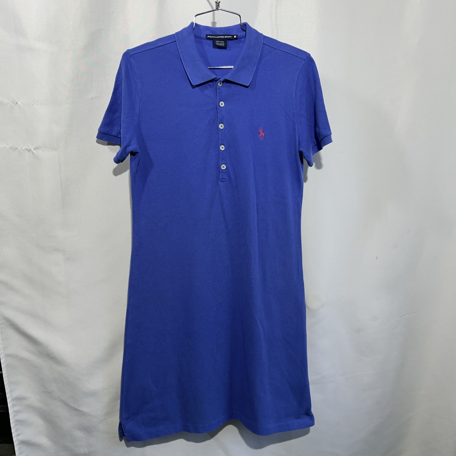 Polo Ralph Lauren Sport Polo Dress SZ M Purple Blue Pony Sz M See Picture ***