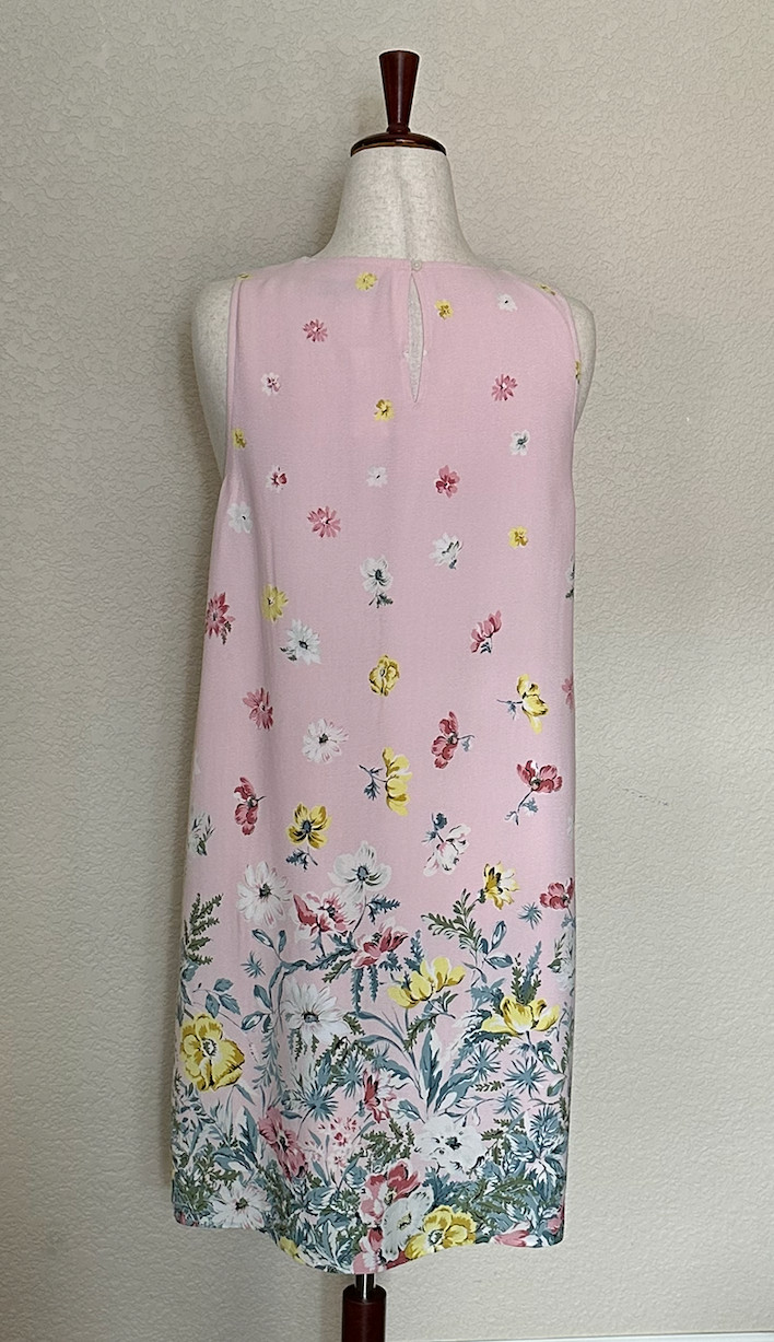 LOFT NWT Floral Shift Dress Pink Size 14 Sleeveless Lined MSRP $89.50