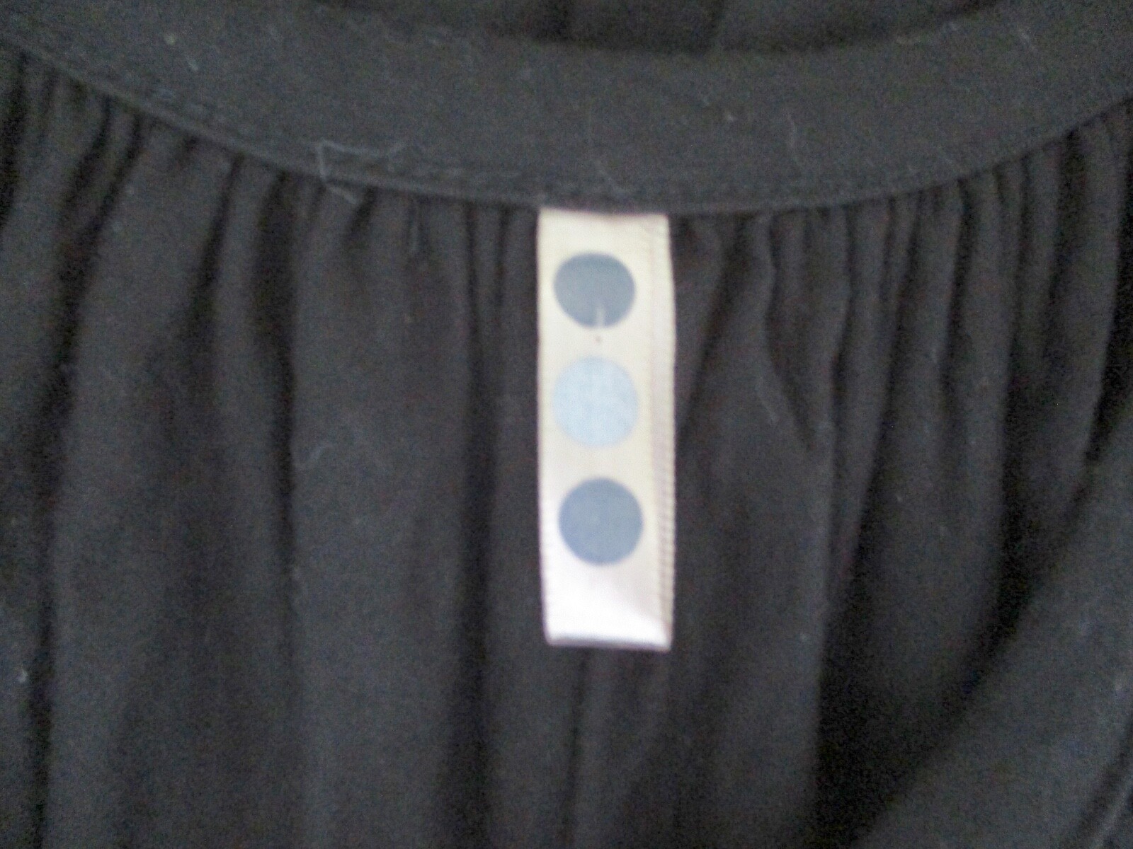 Three Dots black rayon lycra soft jersey knit tank dress tie back wide waist M