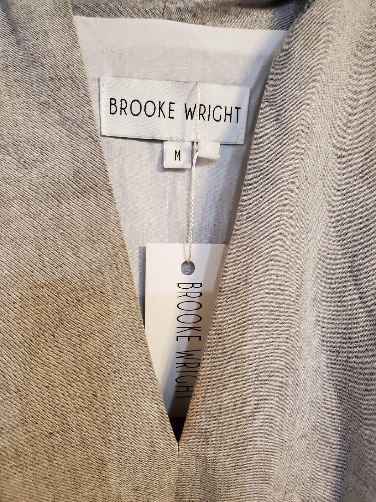 Brooke Wright Cotton Linen Nancy Dress – MEDIUM