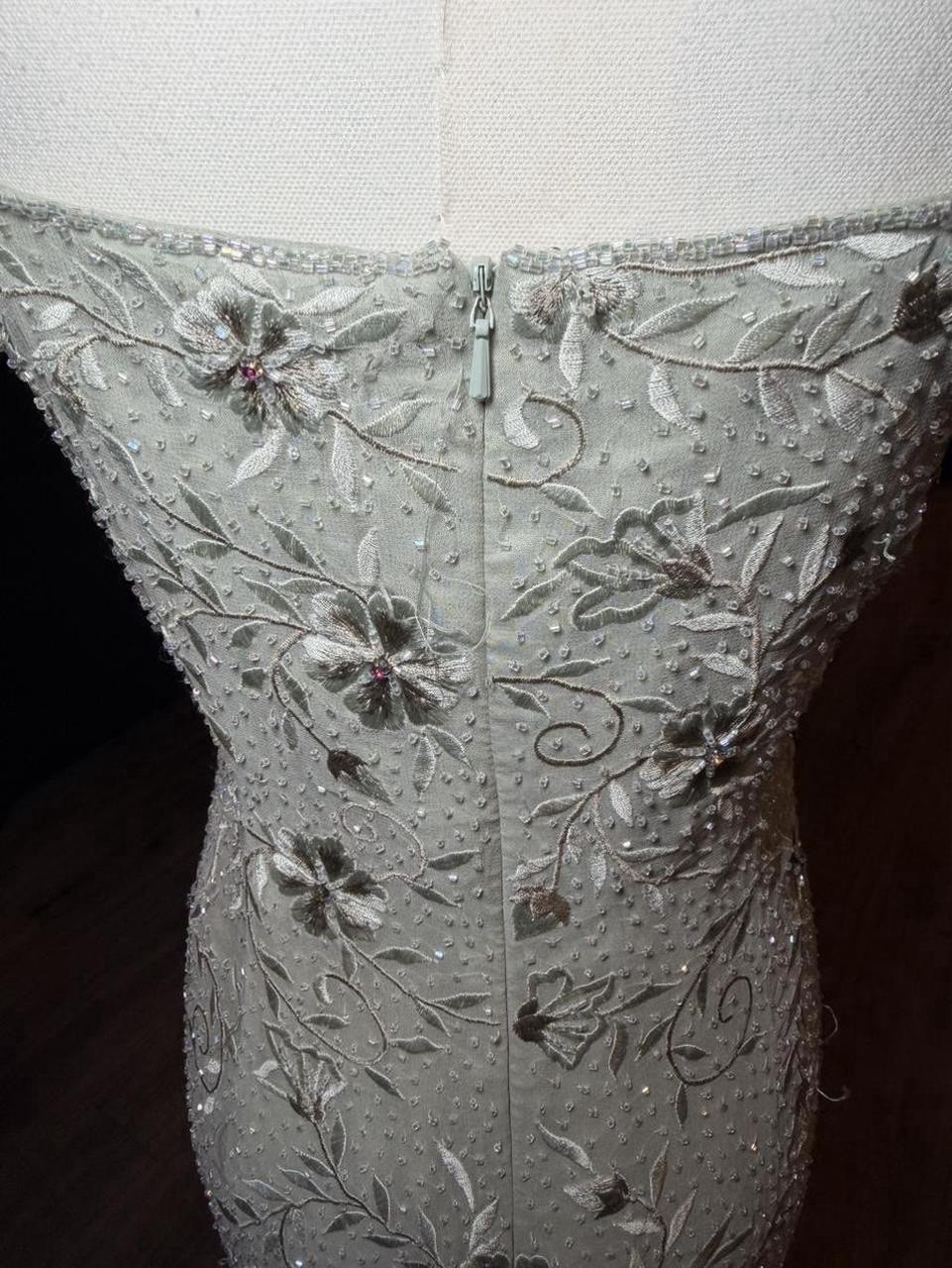 Vintage Montage Beaded Silk Evening Gown | NWT | Size Small (4–6)