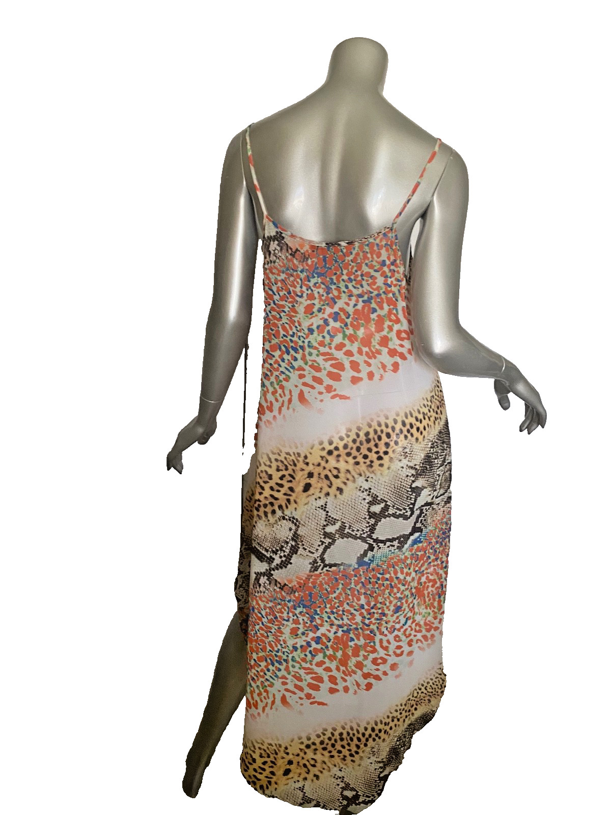 Alberto Makali High Low Sleeveless Beaded Dress Size M