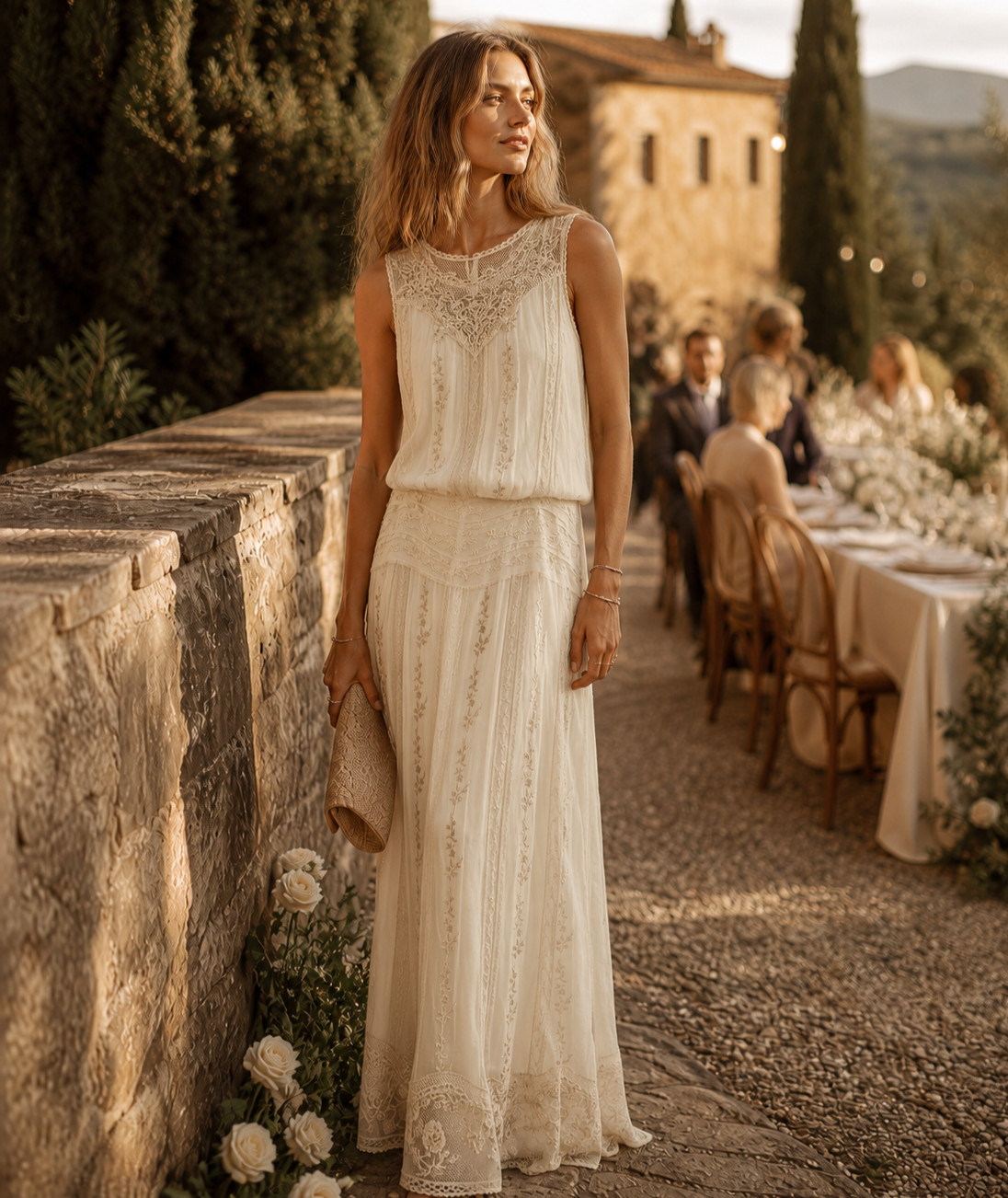 Zara Oyster White Beading Embroidered Dress Women Limited Edition BNWT 7521/133