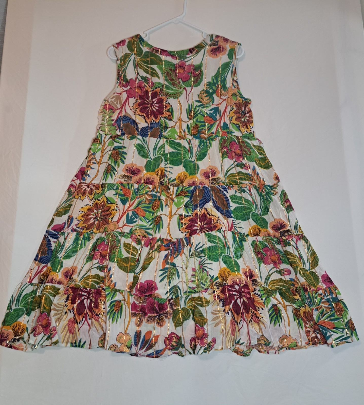 NWT Anthropologie Me 2 Magic Sz Large tuni Mini Dress Floral NEW
