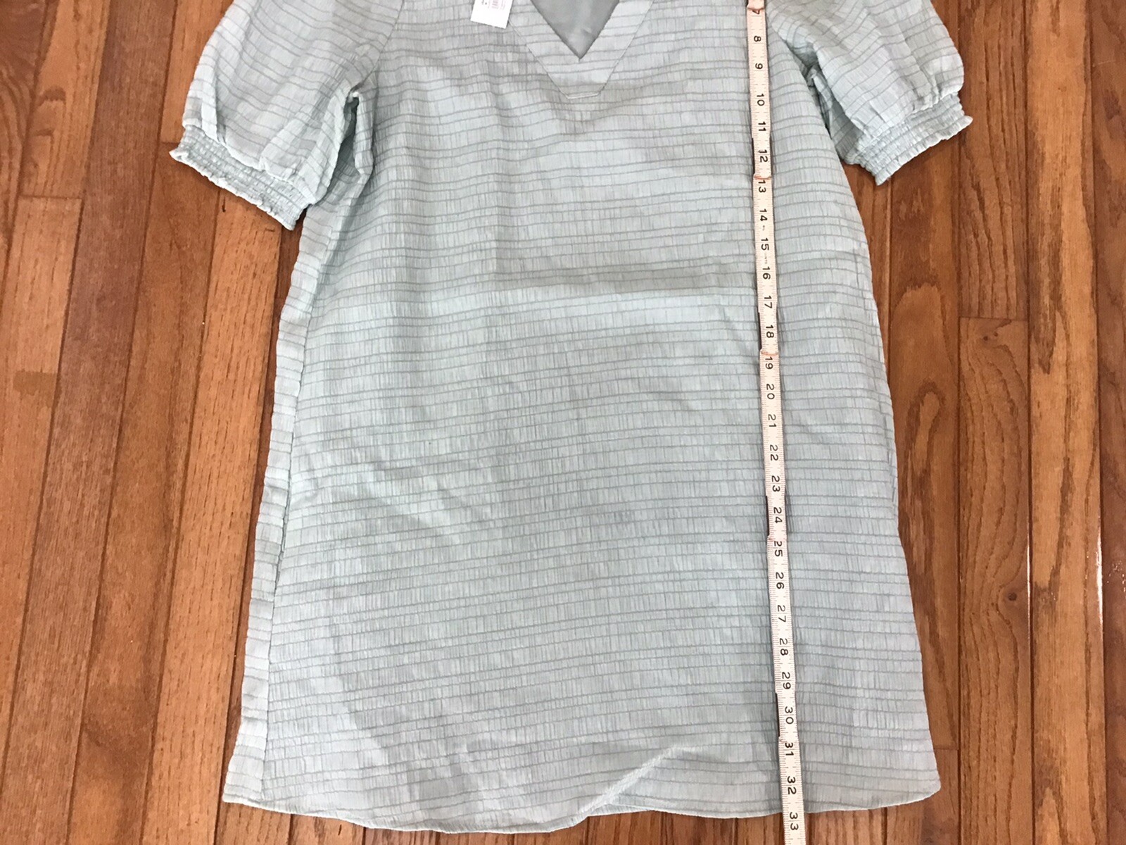 NWT Steve Madden x BB Dakota Balloon sleeve dress sea mist size M V-neck Lining
