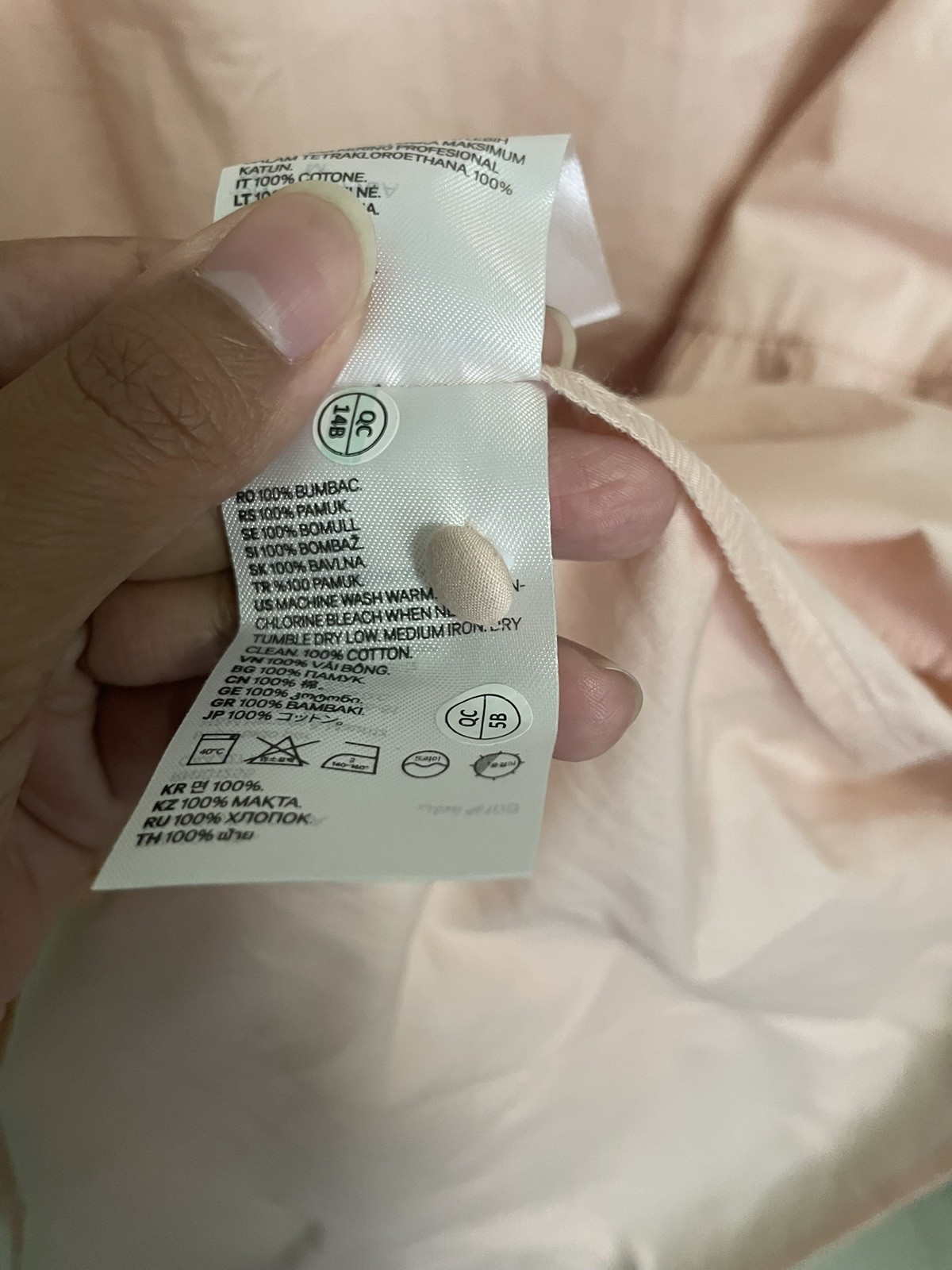 H&M Dusty LIGHT PINK DRESS oversized with Puff sleeves