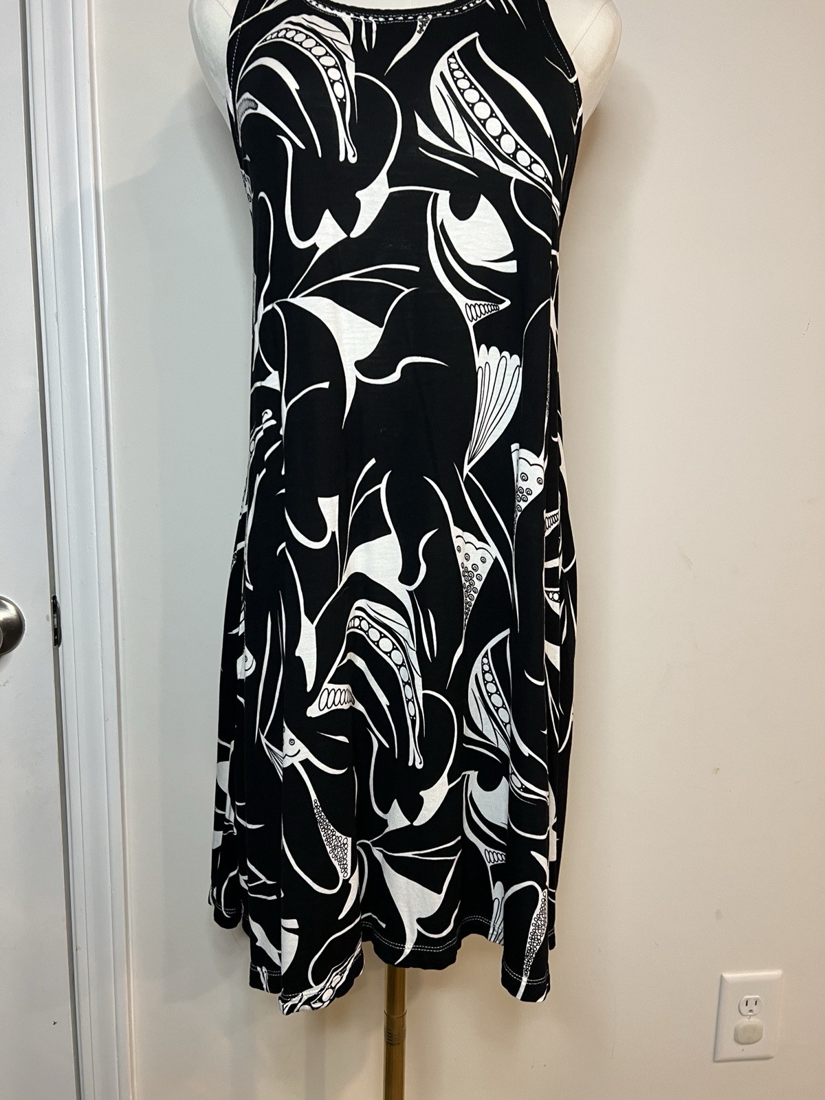 AVA LYNN SUNDRESS BARBIECORE PULL ON POCKETS VACATION BBQ CASUAL S