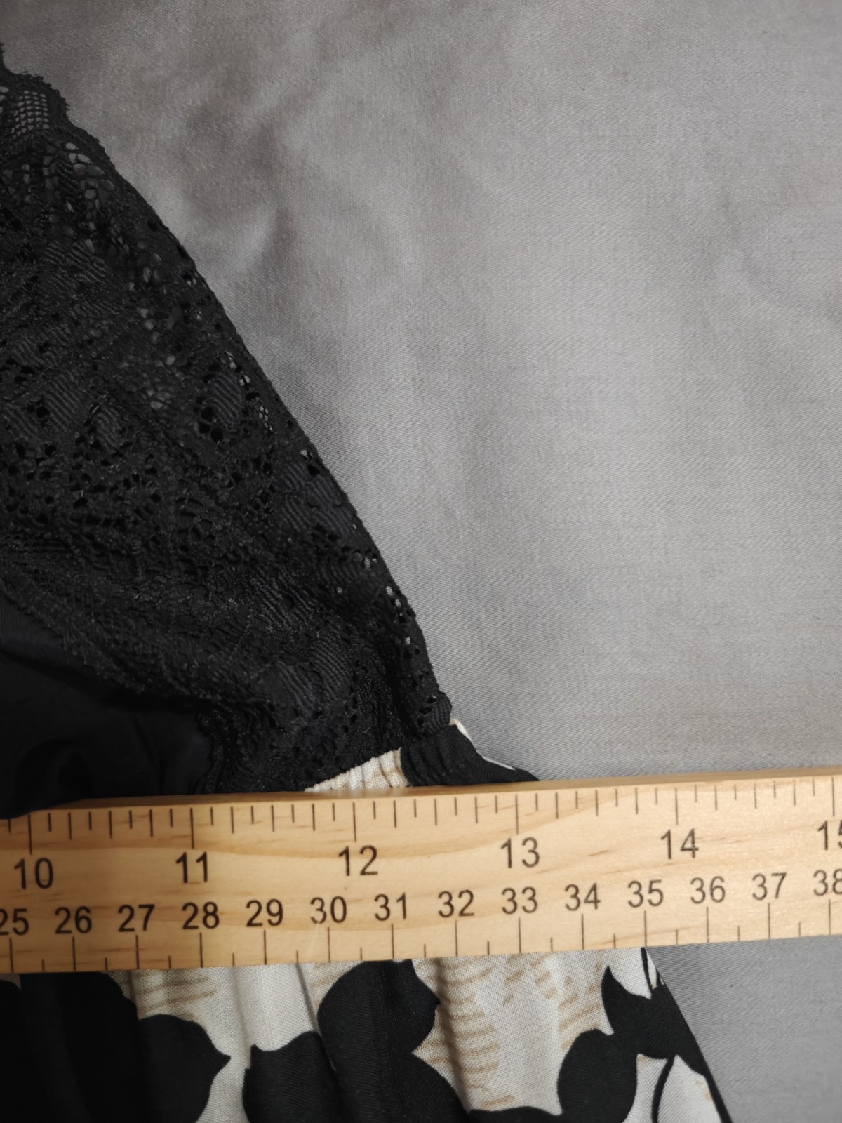 Touche Lingerie NWT Black & White Babydoll Spaghetti Strap V Neck Dress Medium