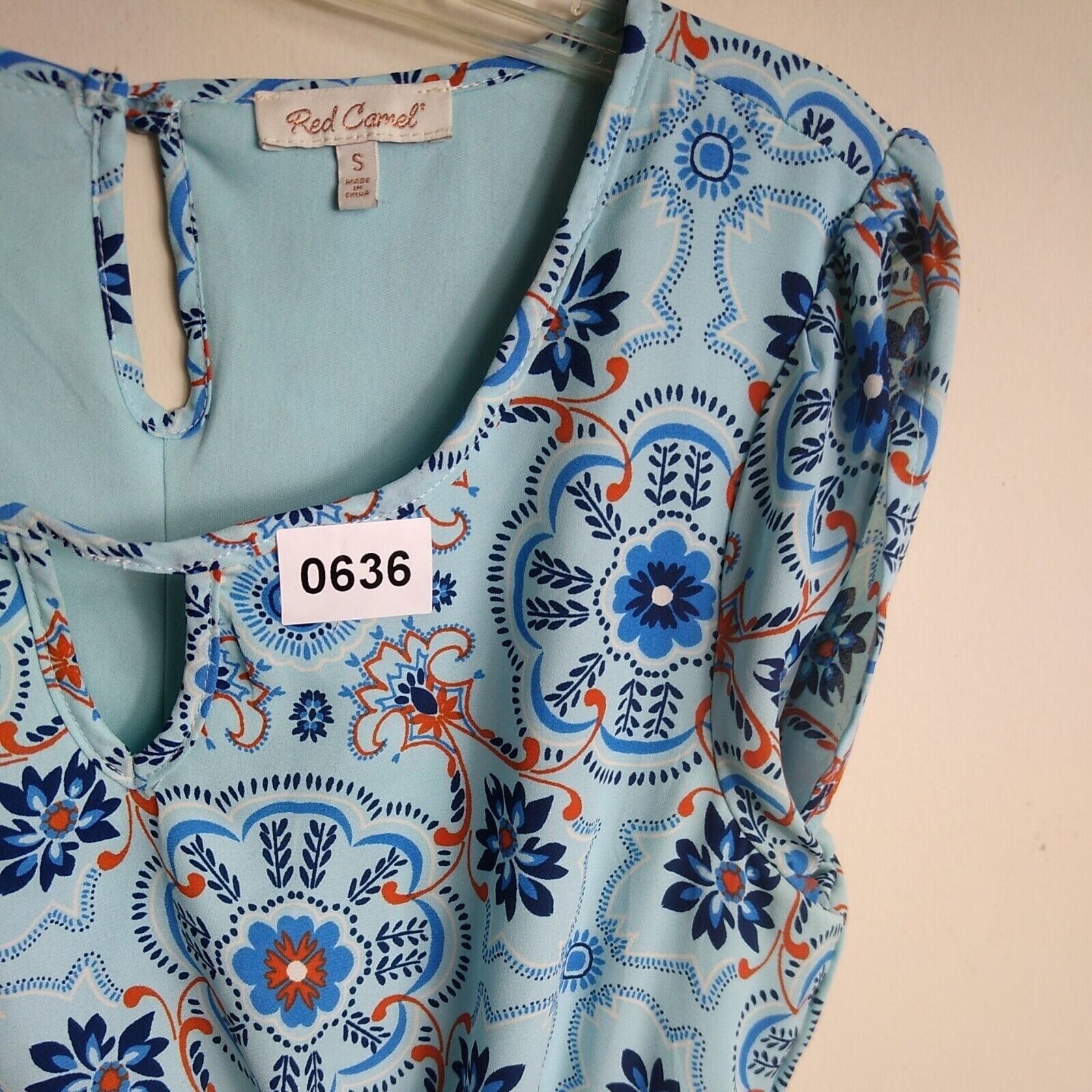 Red Camel Dress Womans Small Multicolored