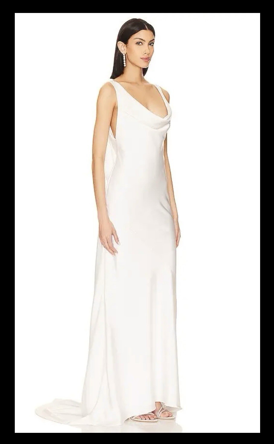 NEW NOEL & JEAN Katie May Muse Gown Ivory XL Satin Open Back Bridal *See Pics