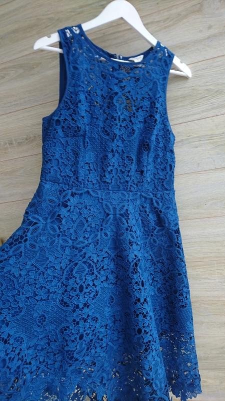 Women Monsoon Dress Navy 40 / L / 48 #B213