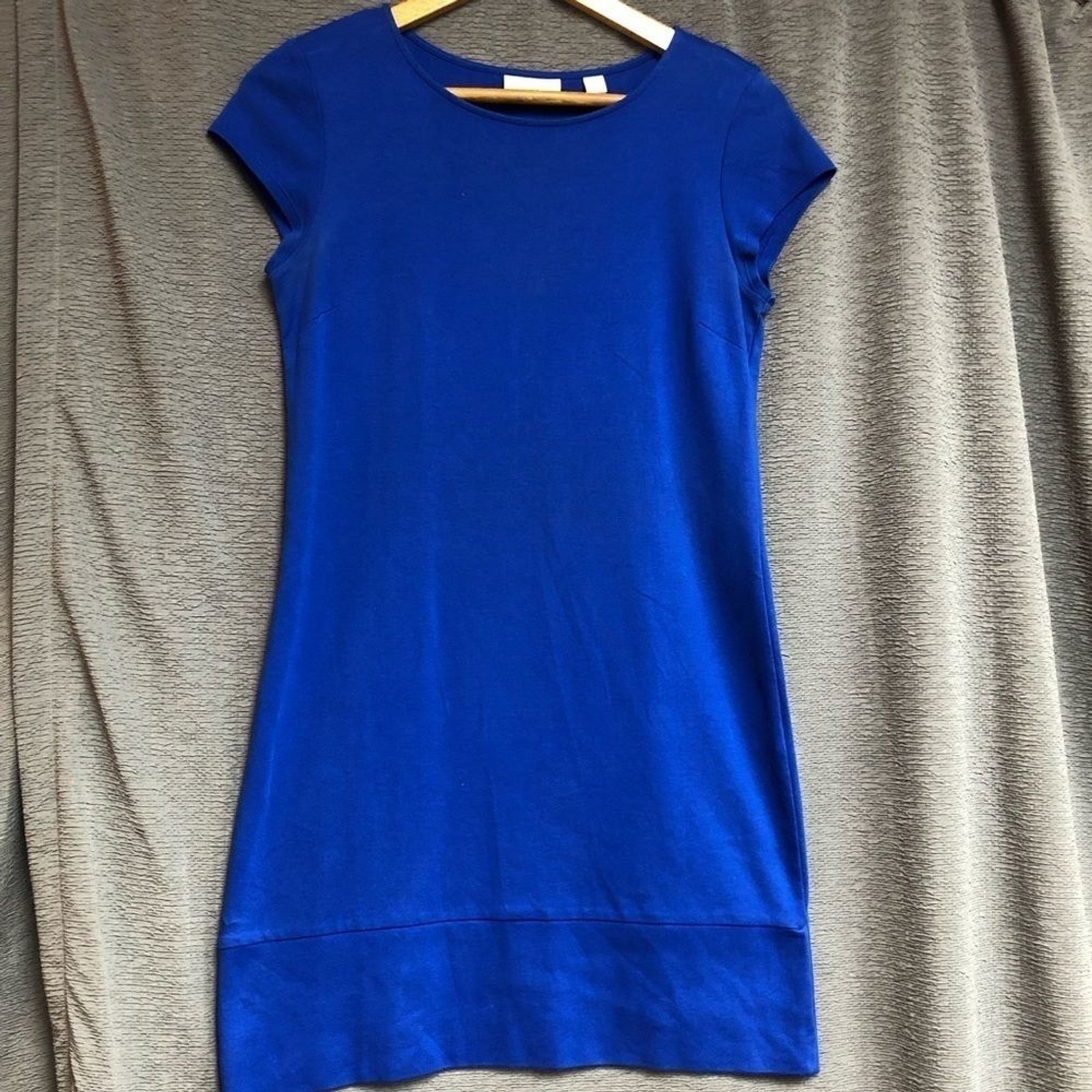 New York and Company extra small royal blue cap sleeve pit pit 16 length 32