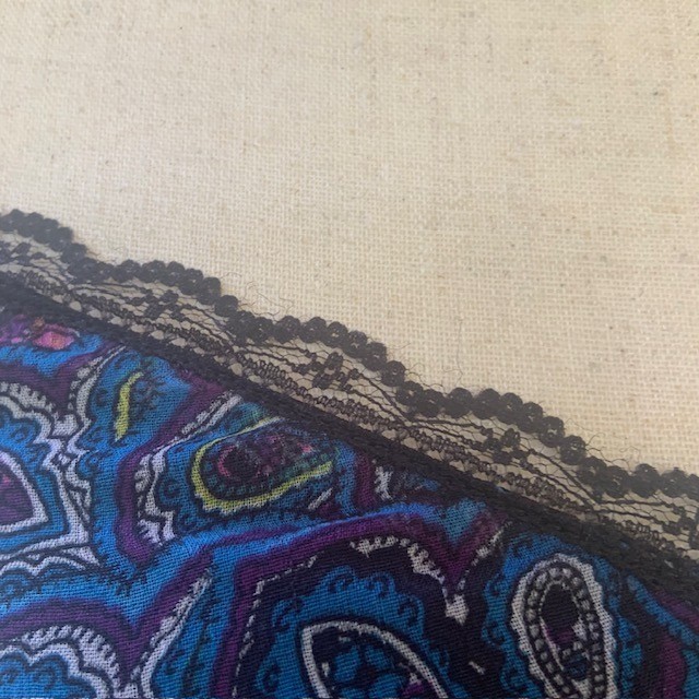 Paisley Patchwork Maxi Dress M Boho Tiered Lace Gypsy Indie Folk Whimsigoth