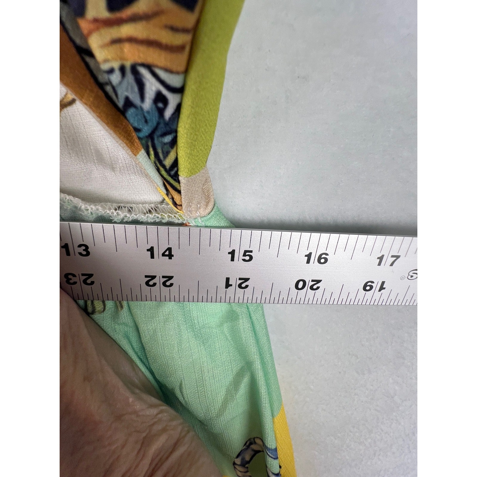 Dragon Print Patchwork Midi Dress Sleeveless Tie Back Multicolor Mythical M