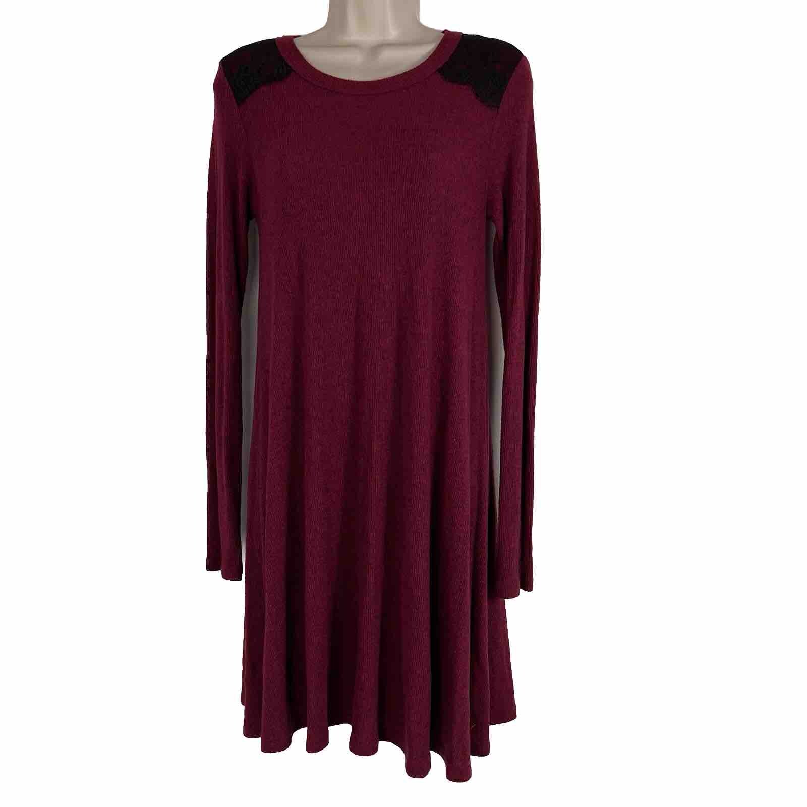 Alya Sweater Dress Women’s Small Long Sleeve Knee Length Knit A-Line Stretch