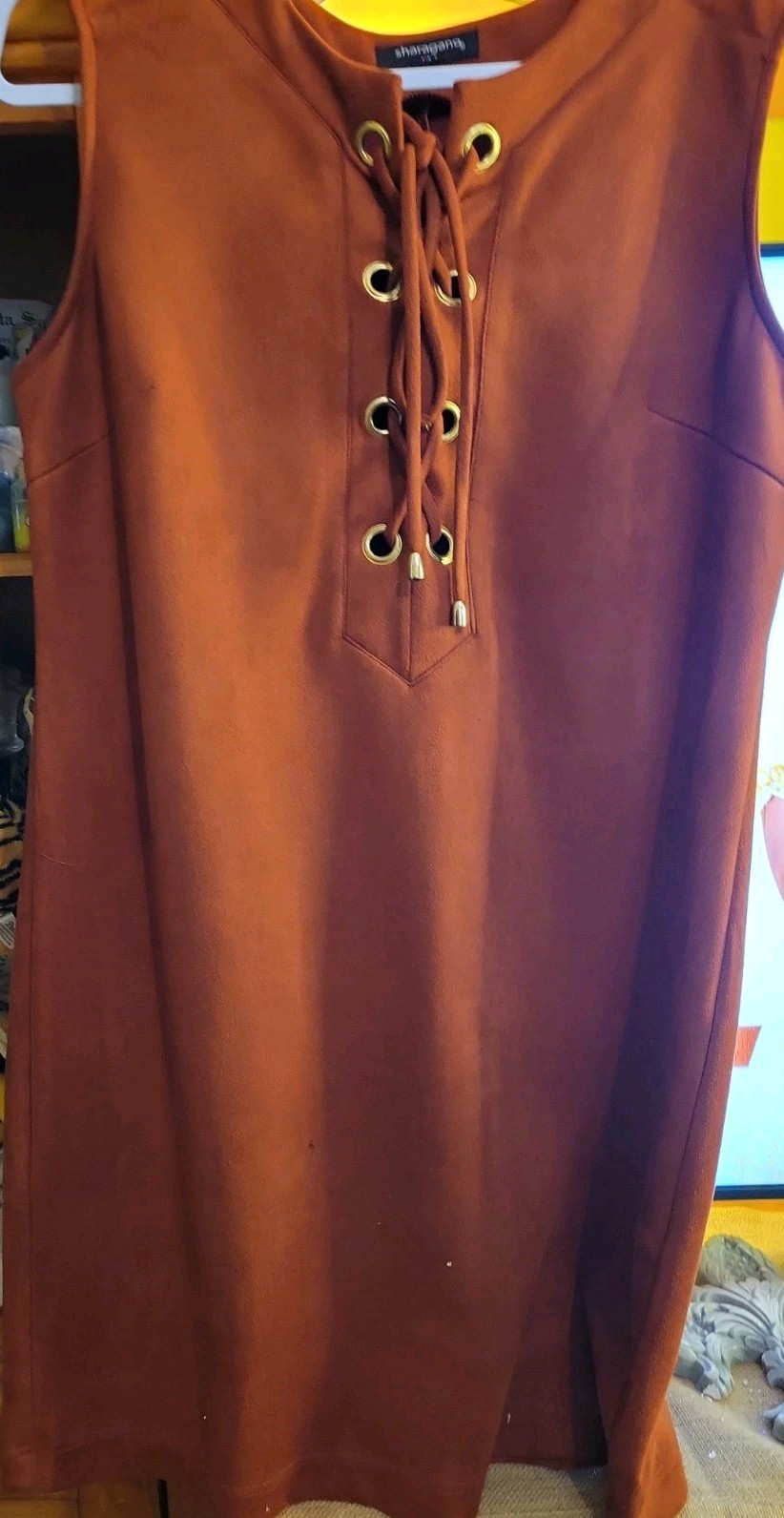 Sheregano FAUX suede Dress M