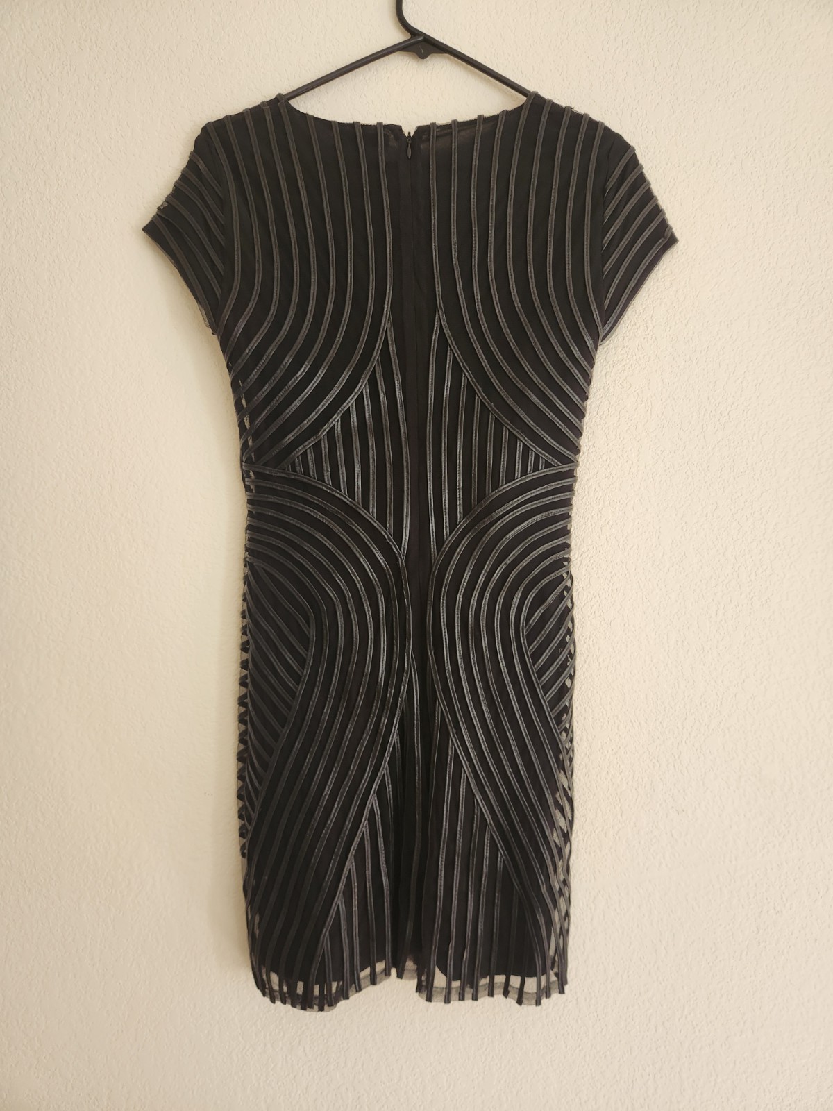Parker Mesh Leather Overlay Lined Bodycon Dress (S, 4-6) – Genuine, NWOT