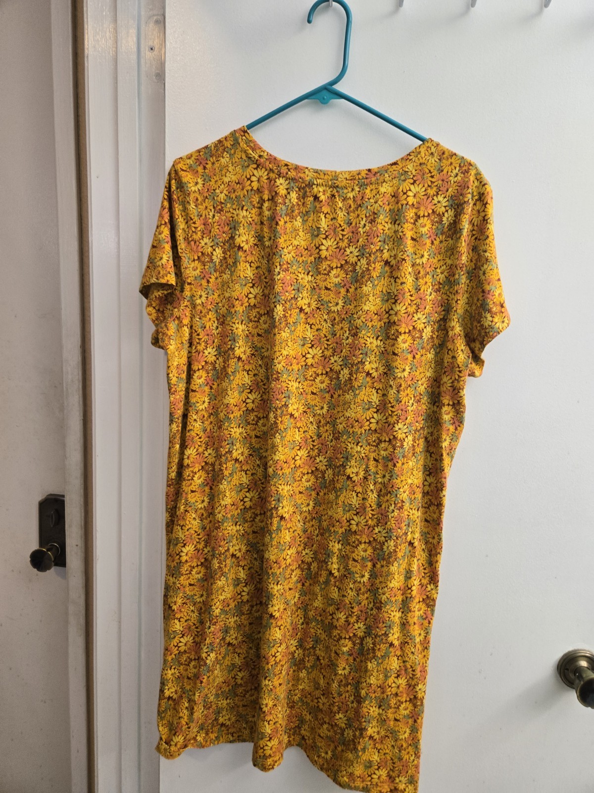 Toad&Co Women’s Yellow Floral Windmere II Dress Size XL Short Sleeve