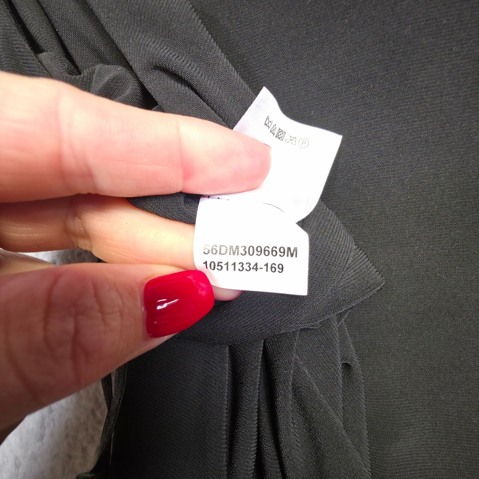 Anne Klein Dress Womens 14 Black Draped Ruched Minimalist Cocktail Party Evening