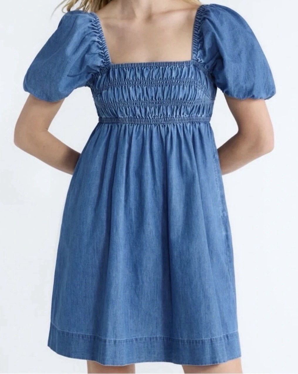 Free Assembly Jean Dress Size L