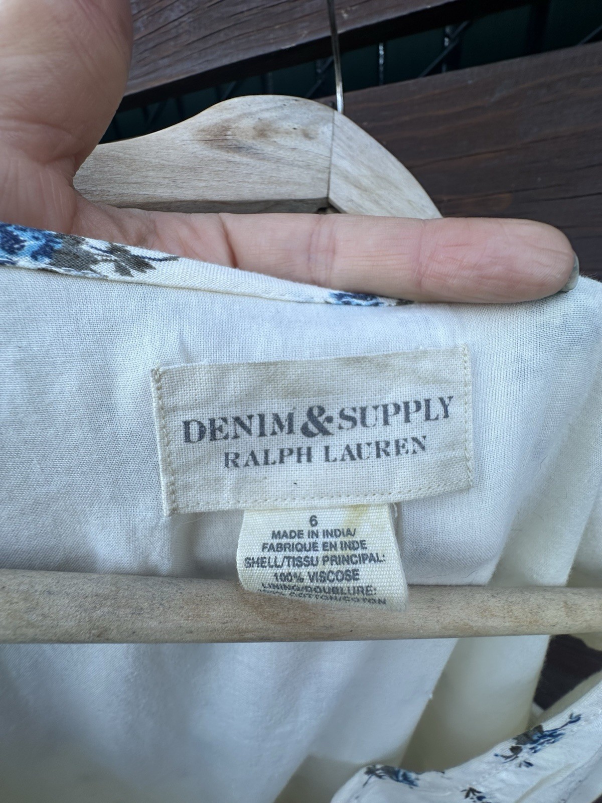 Denim & Supply Ralph Lauren floral hi-low dress *Size 6