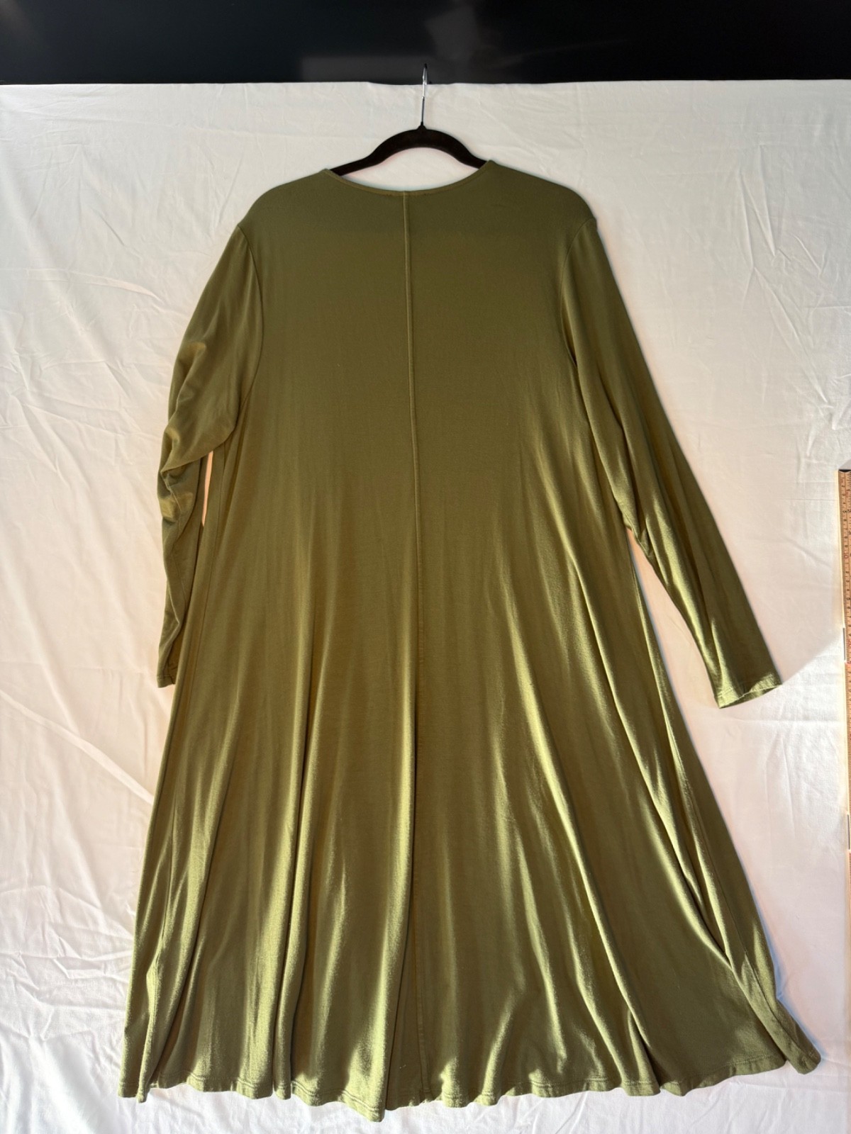 Daily Ritual green long sleeve tunic dress Sz 2xl all day wear comfort style