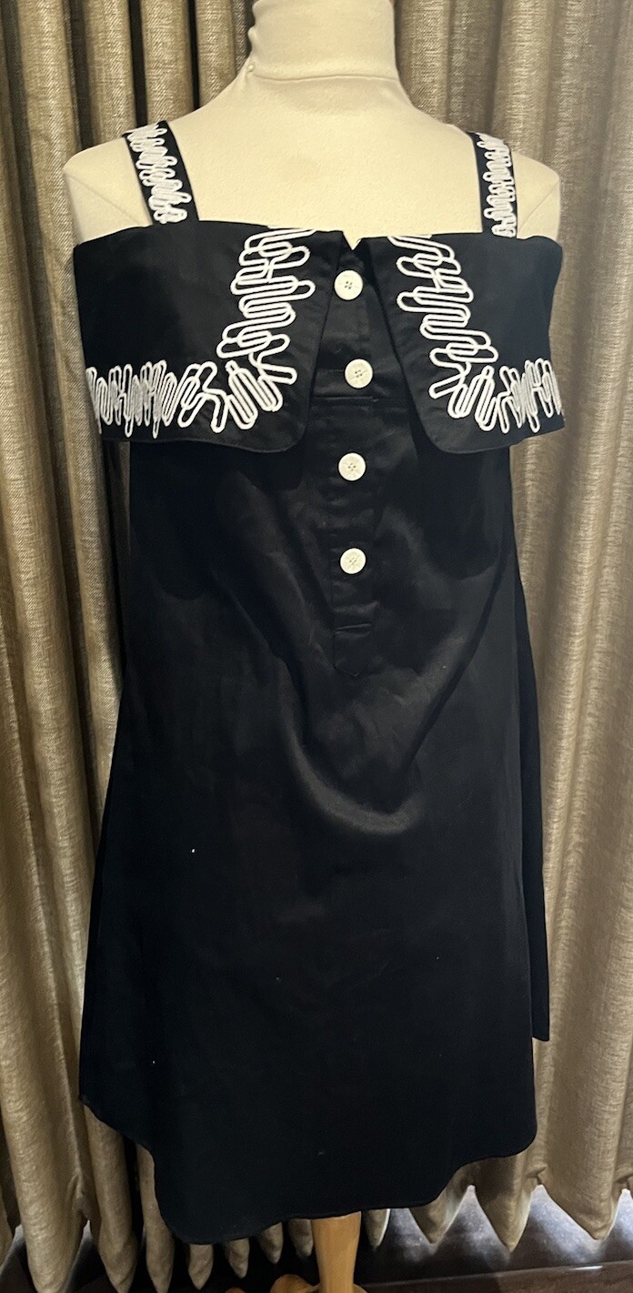 Opening Ceremony Embroidered Off The Shoulder Dress in Black – Size 2