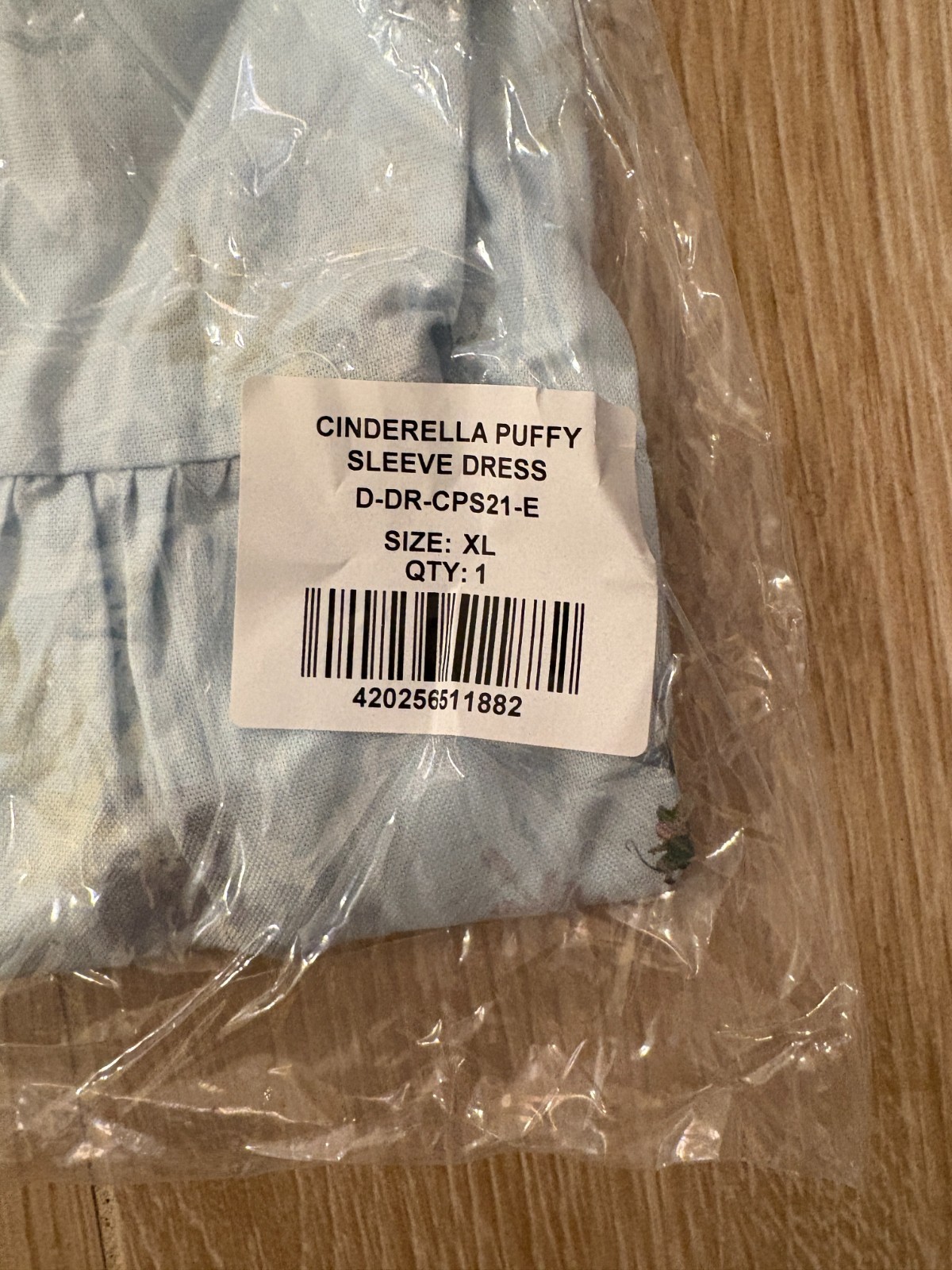 Cakeworthy Disney Cinderella Characters Allover Print Dress Blue Size XL NWT